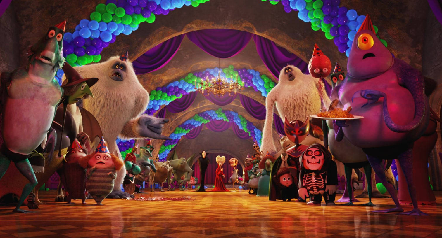 Hotel Transylvania Grand Party Background