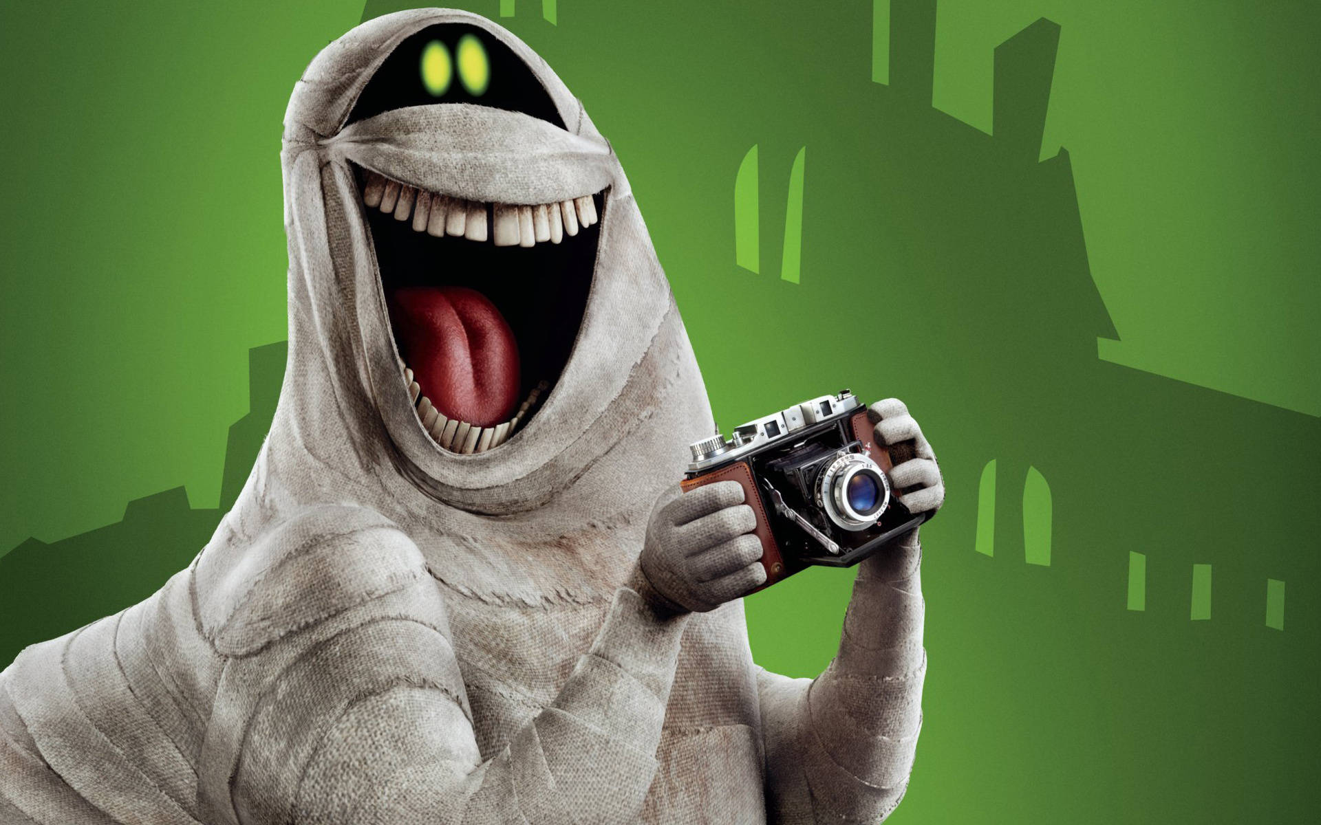 Hotel Transylvania Murray Holding A Camera Background