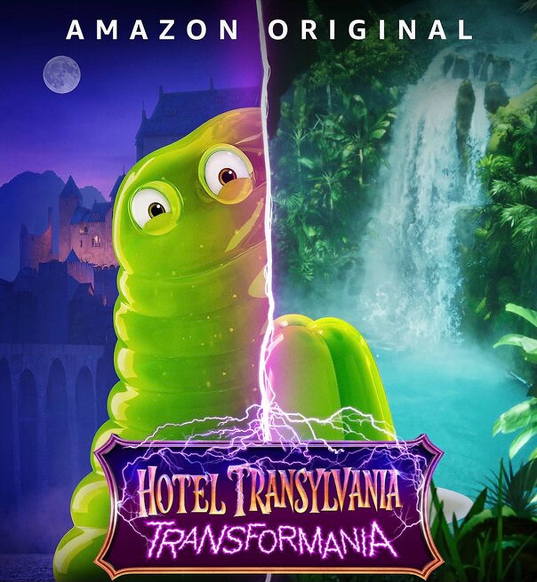 Hotel Transylvania Transformania Blobby Movie Poster Background