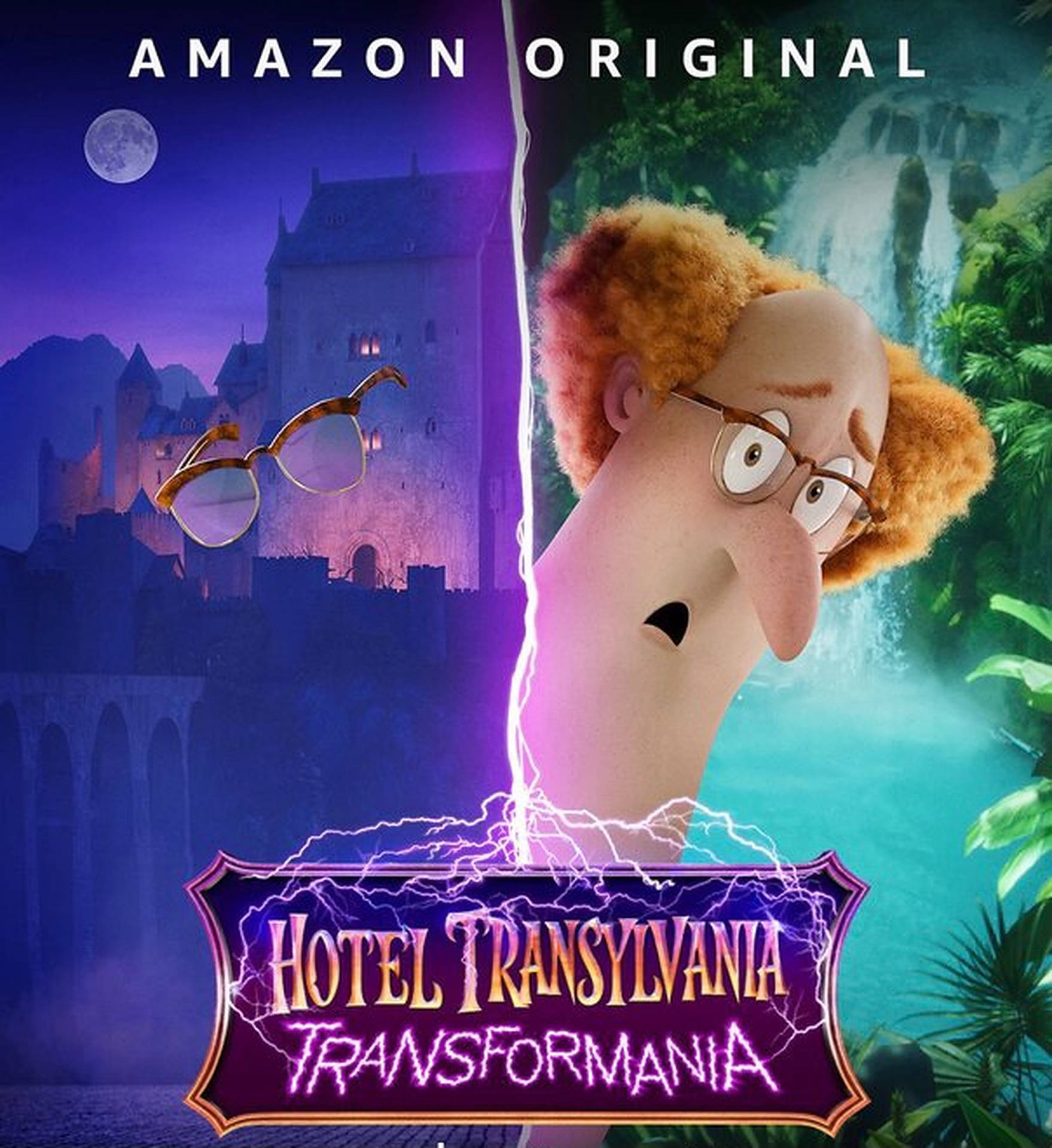 Hotel Transylvania Transformania Griffin Movie Poster Background