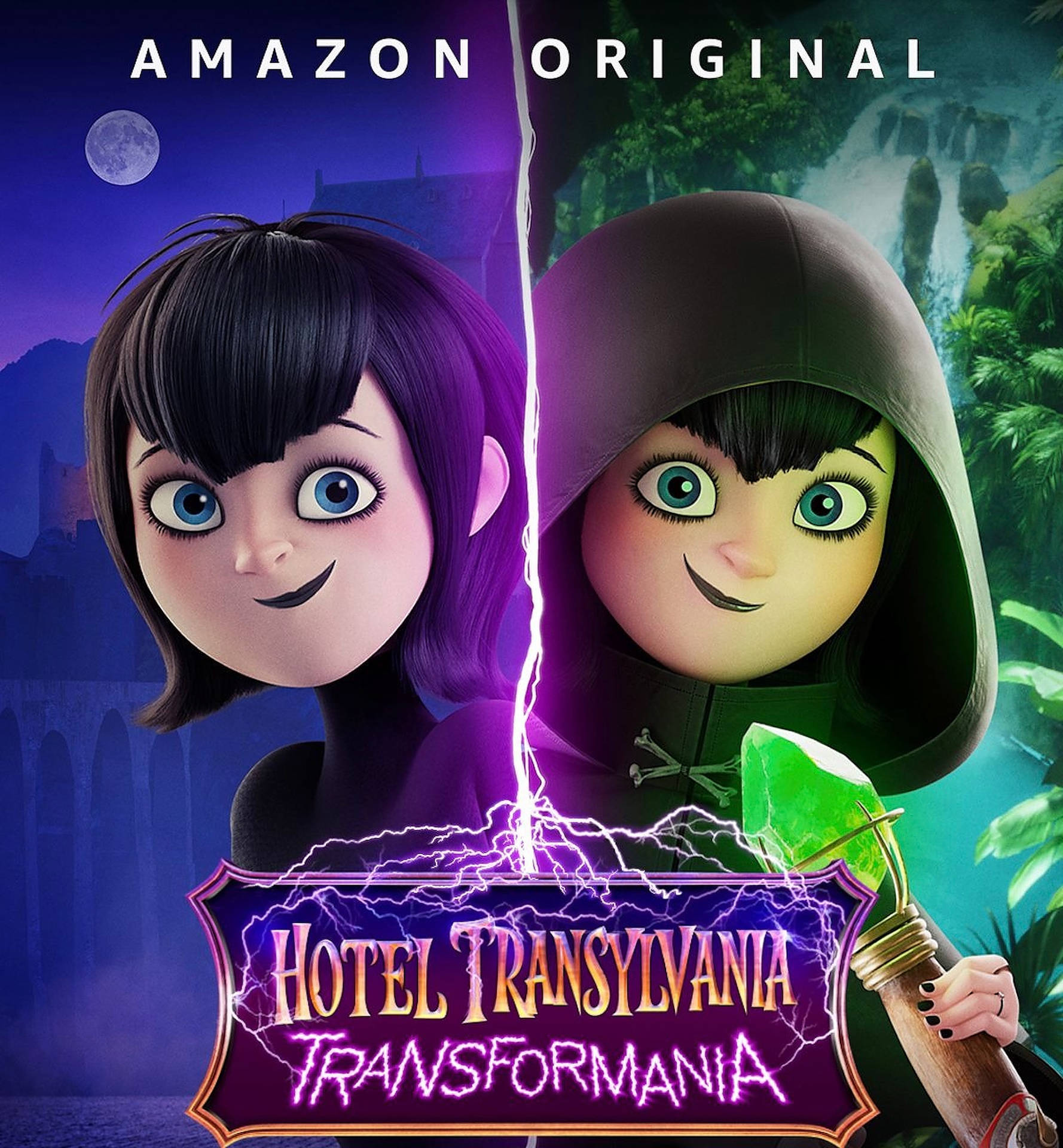 Hotel Transylvania Transformania Mavis Movie Poster Background