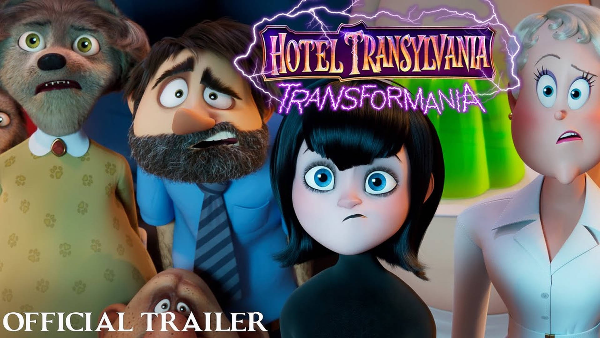 Hotel Transylvania Transformania Trailer Poster Background