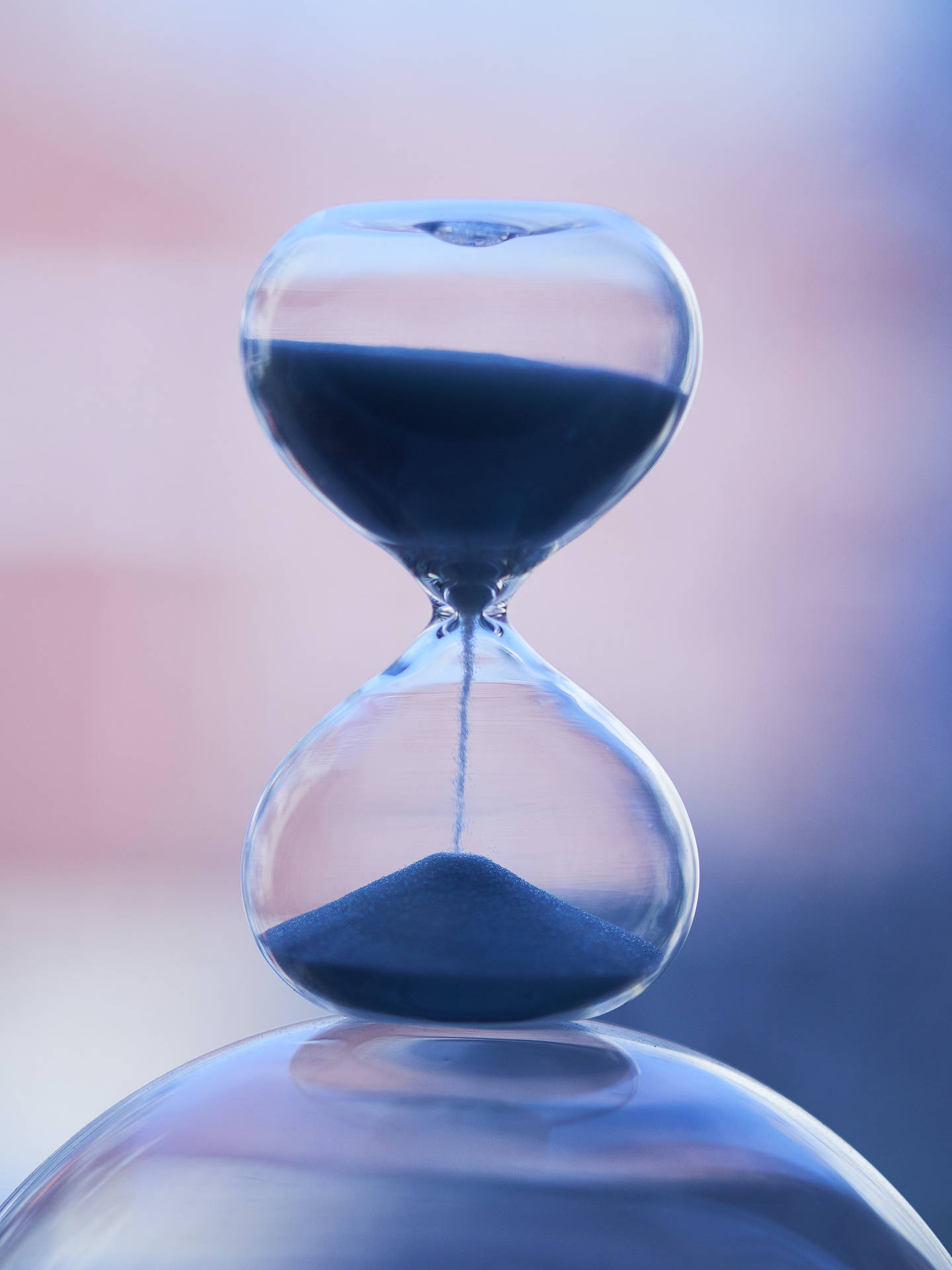 Hourglass Clock Filled With Sand