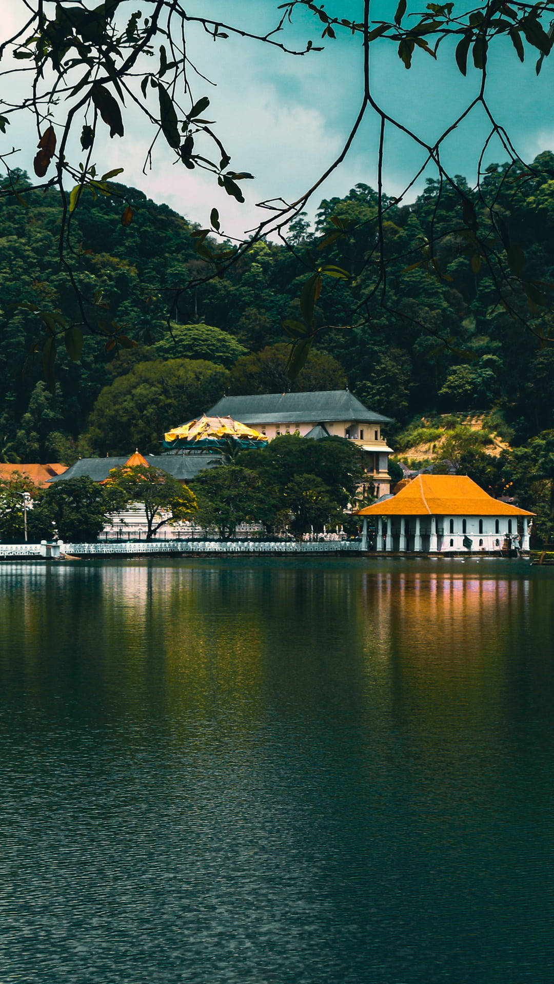 House By Lake Iphone X Nature Background