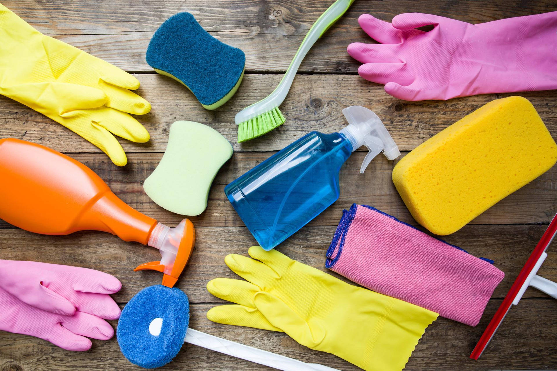 House Cleaning Materials And Tools