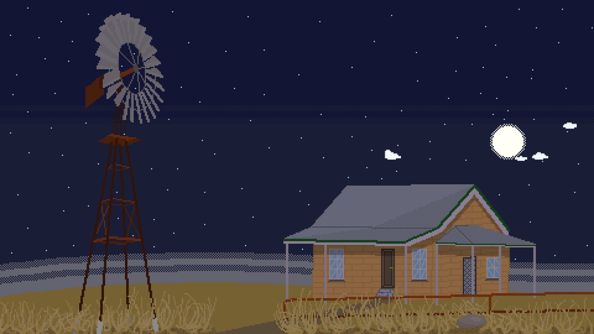 House In Aesthetic Pixel Art Hd Background