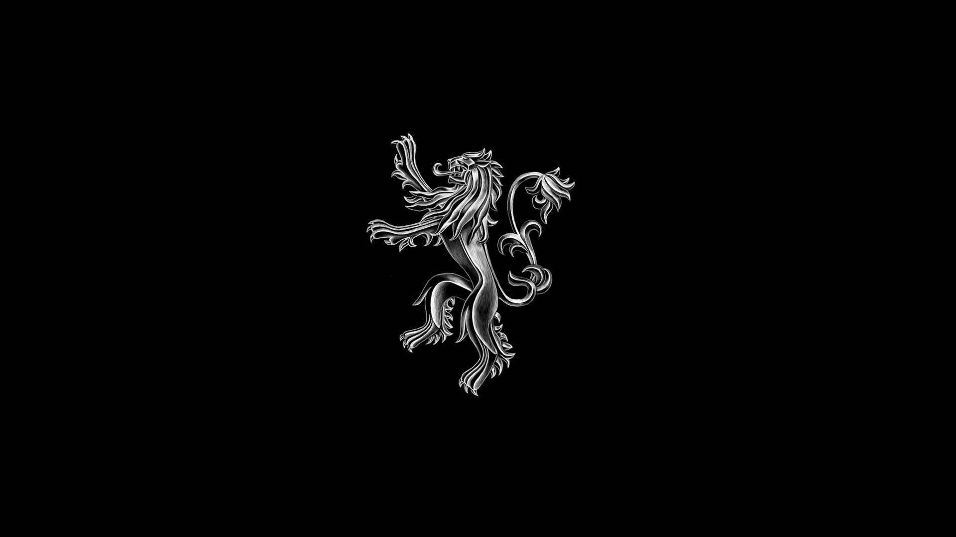 House Lannister Black And Silver Background