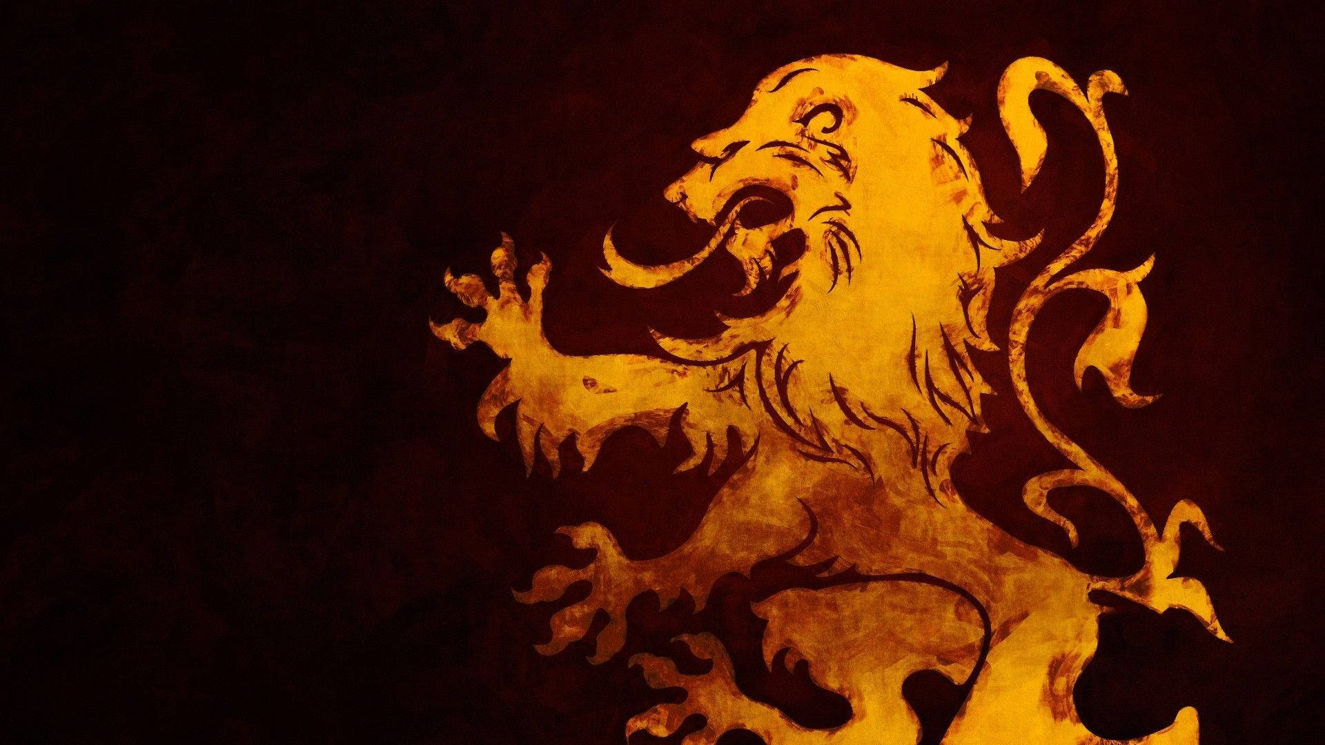 House Lannister Blazing Effect Background
