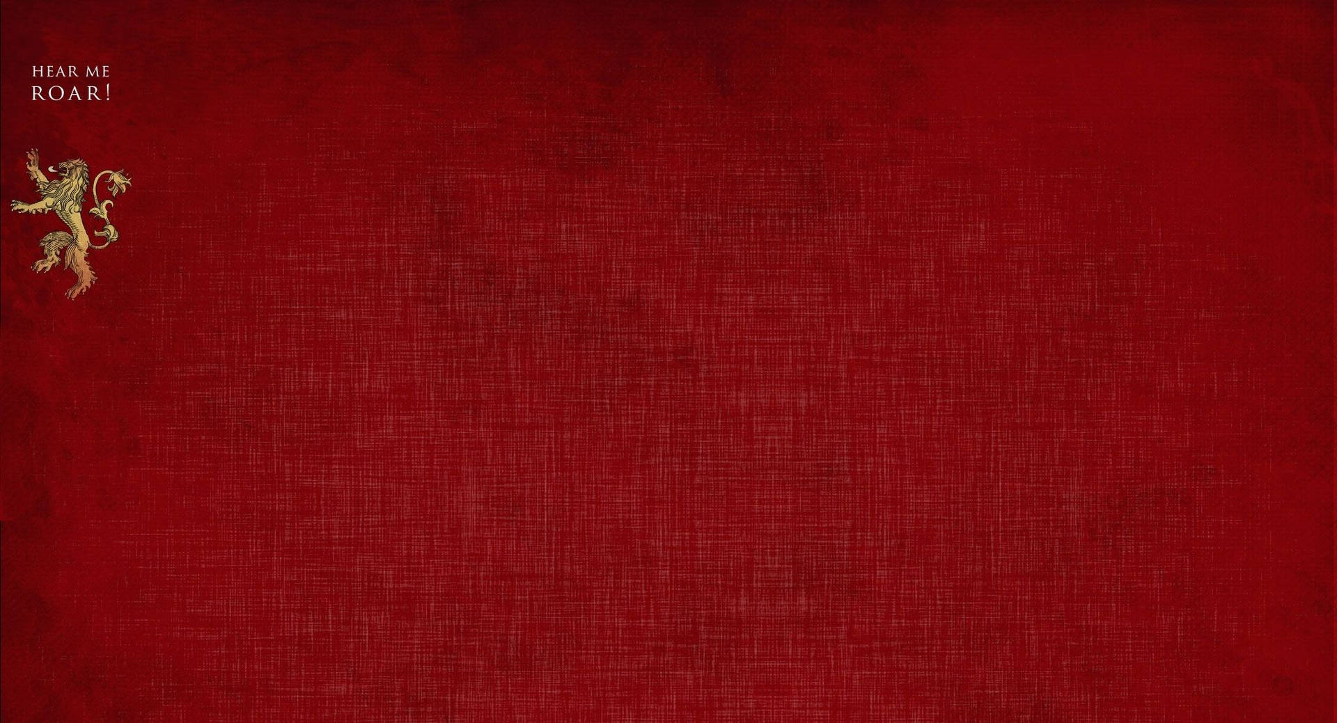 House Lannister Red Canvass Background