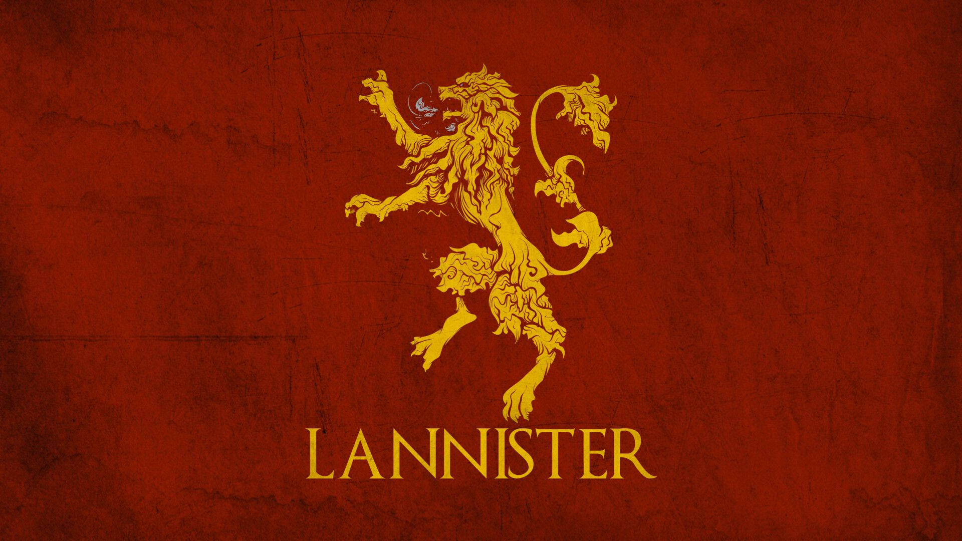 House Lannister Red Textured