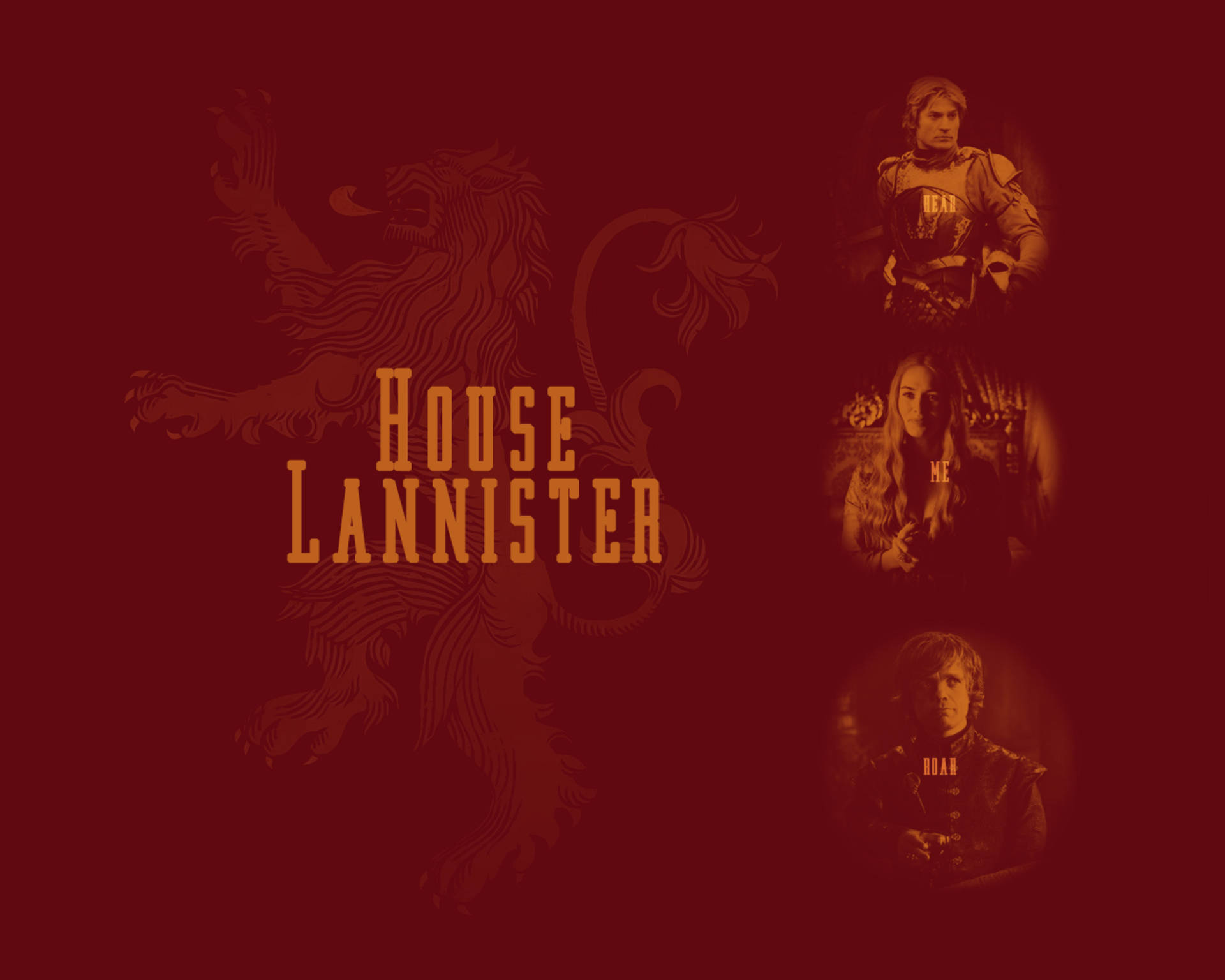 House Lannister Tyrion Cersei Jaime Background