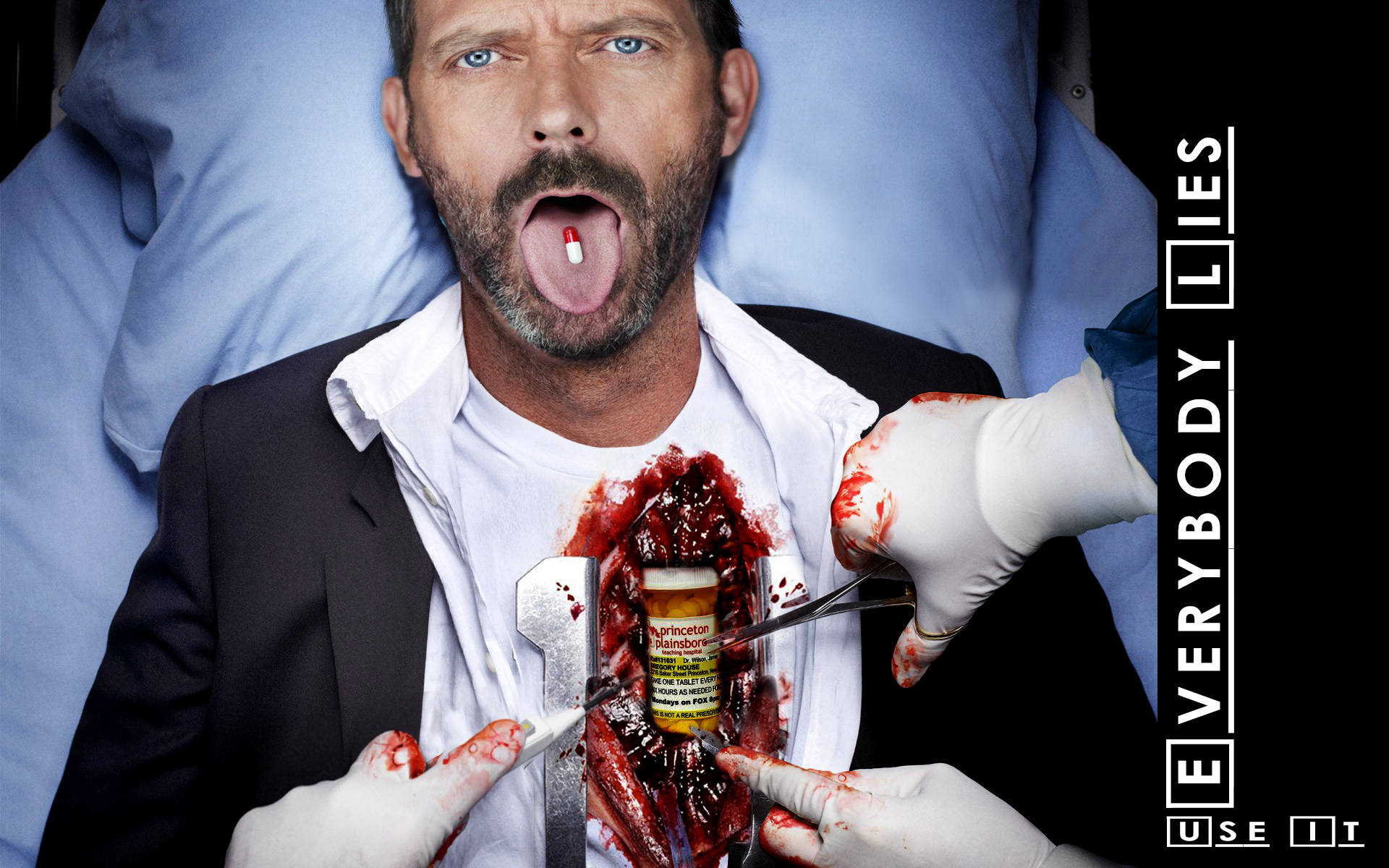 House Md Bloody Background