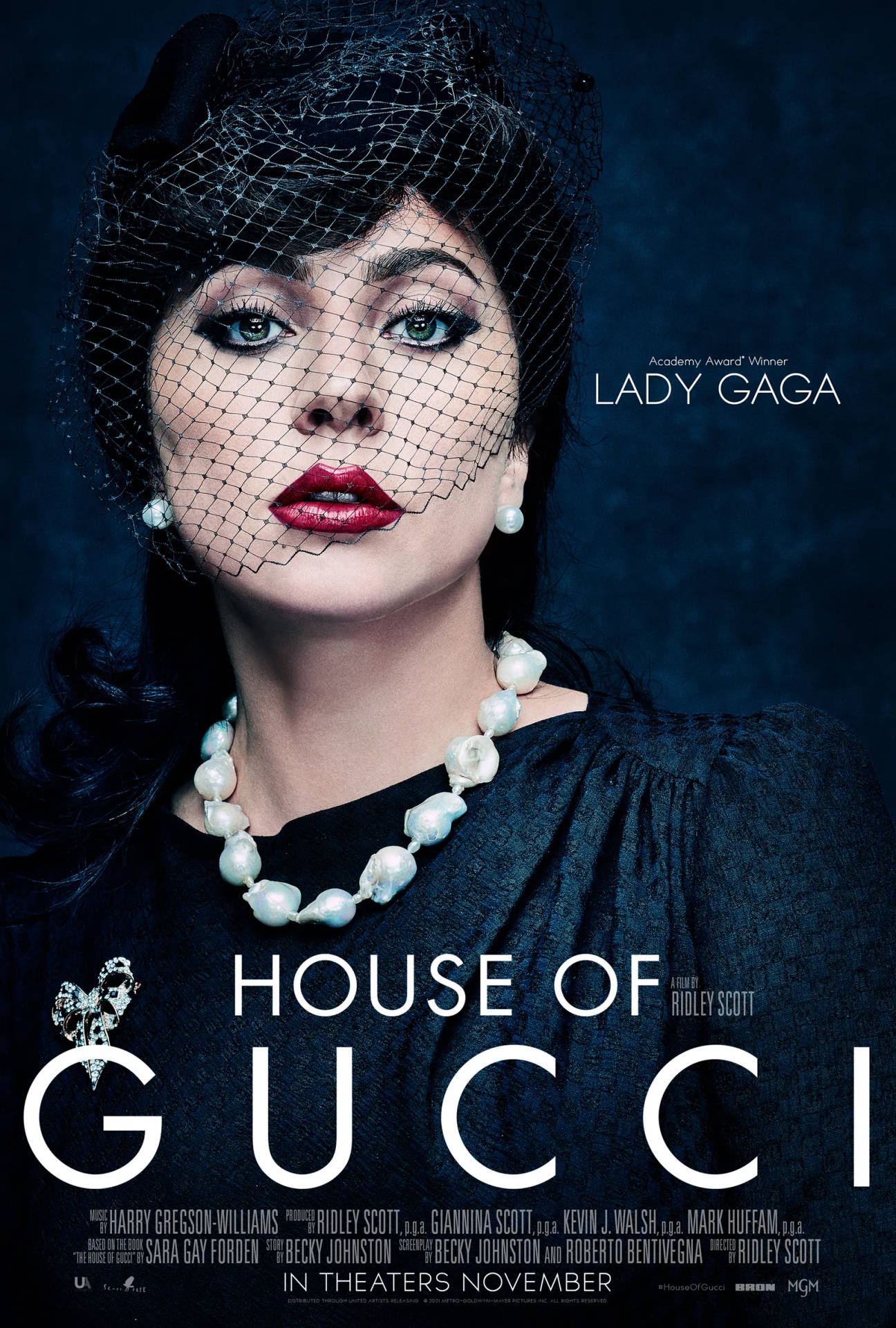 House Of Gucci Lady Gaga Poster Background
