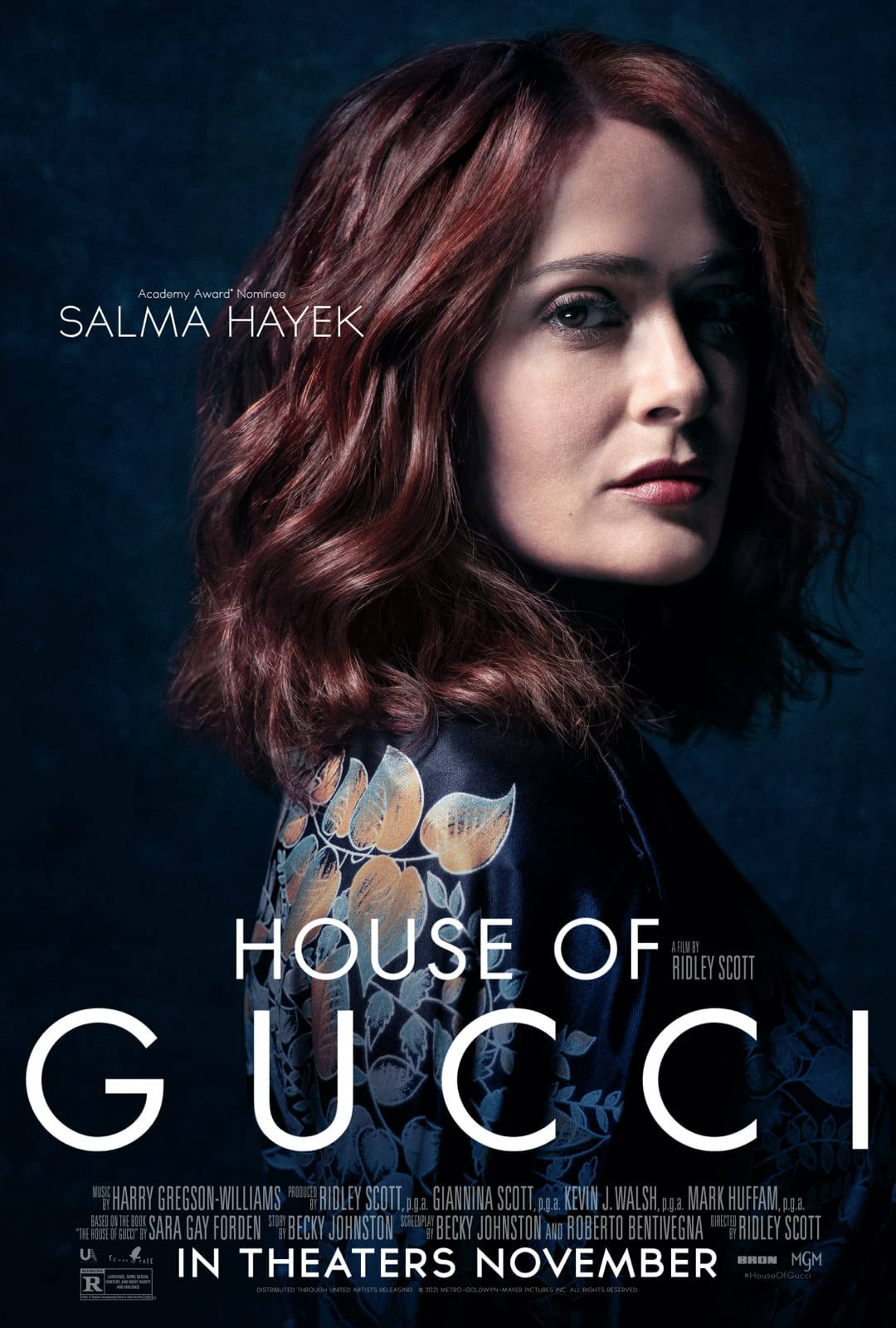 House Of Gucci Salma Hayek Background