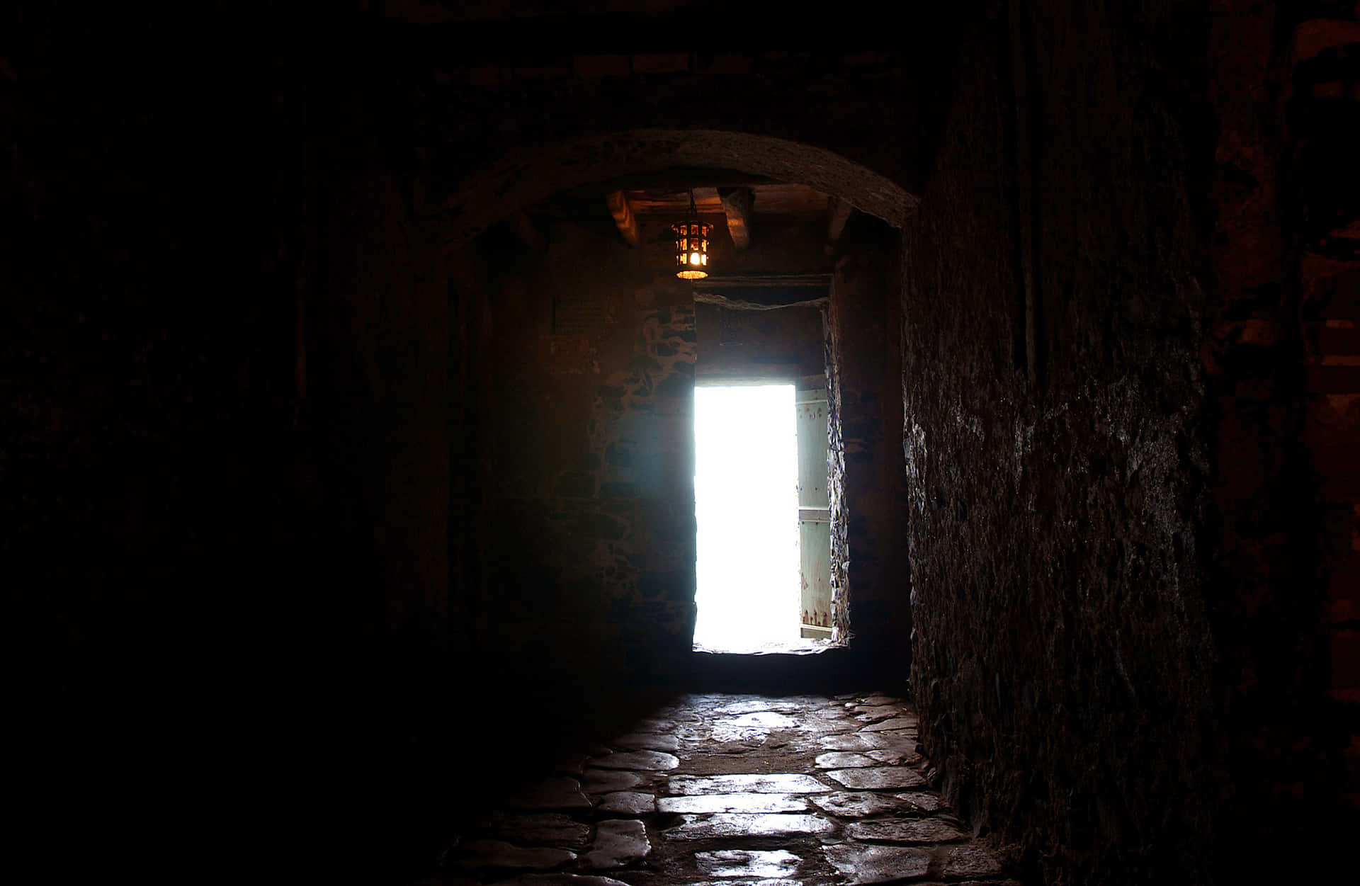 House Of Slaves In Goree Background