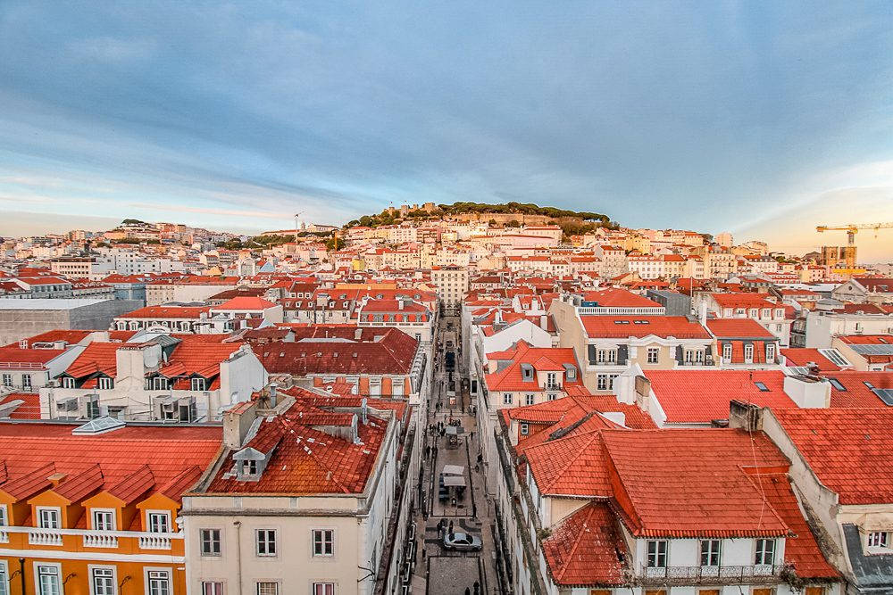 House Roof Lisbon Background