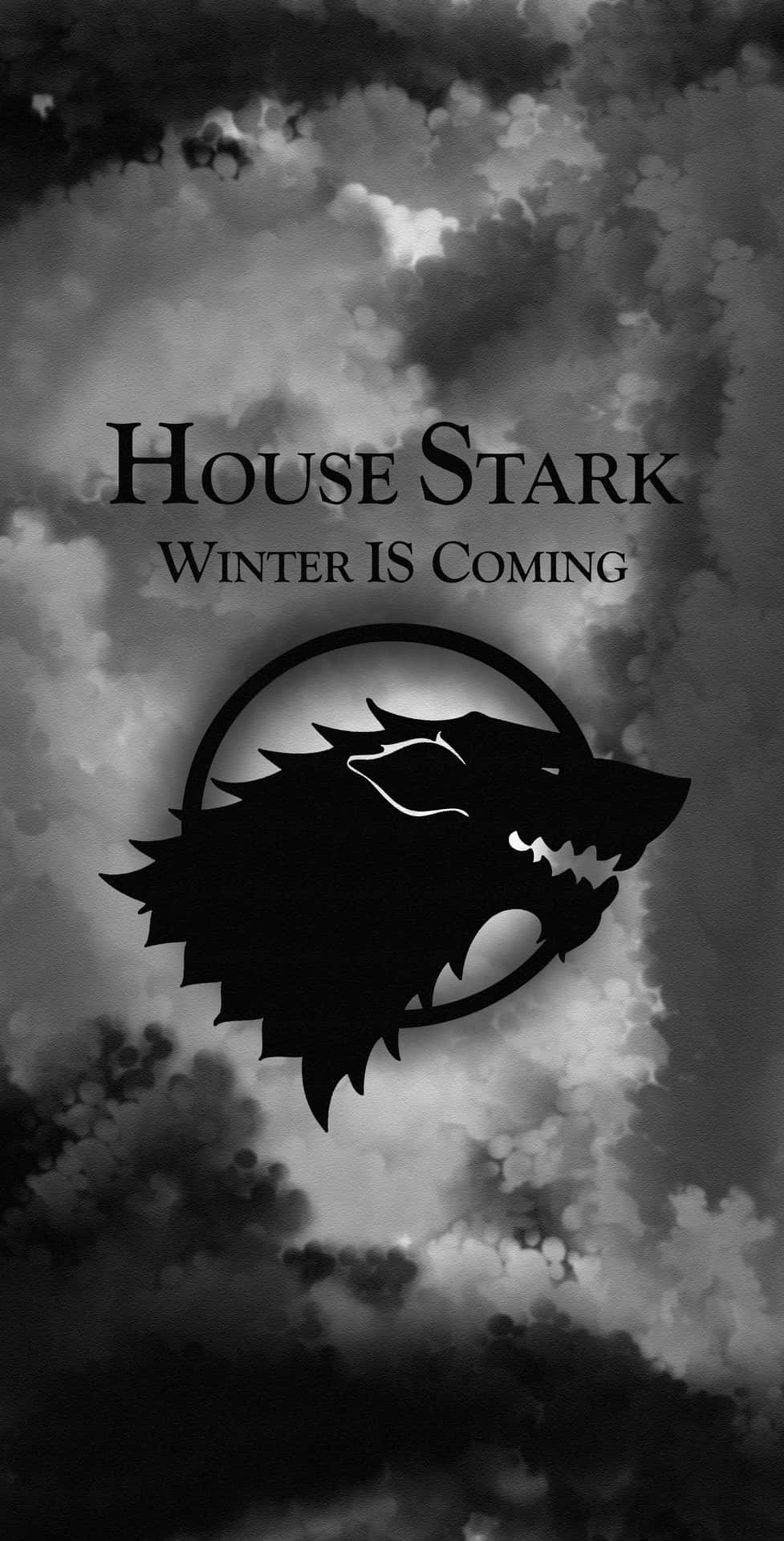 House Stark Cloudy Phone Background