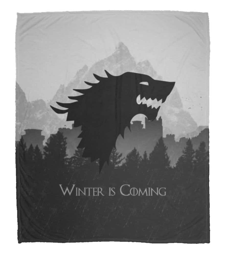 House Stark Print Fabric Background