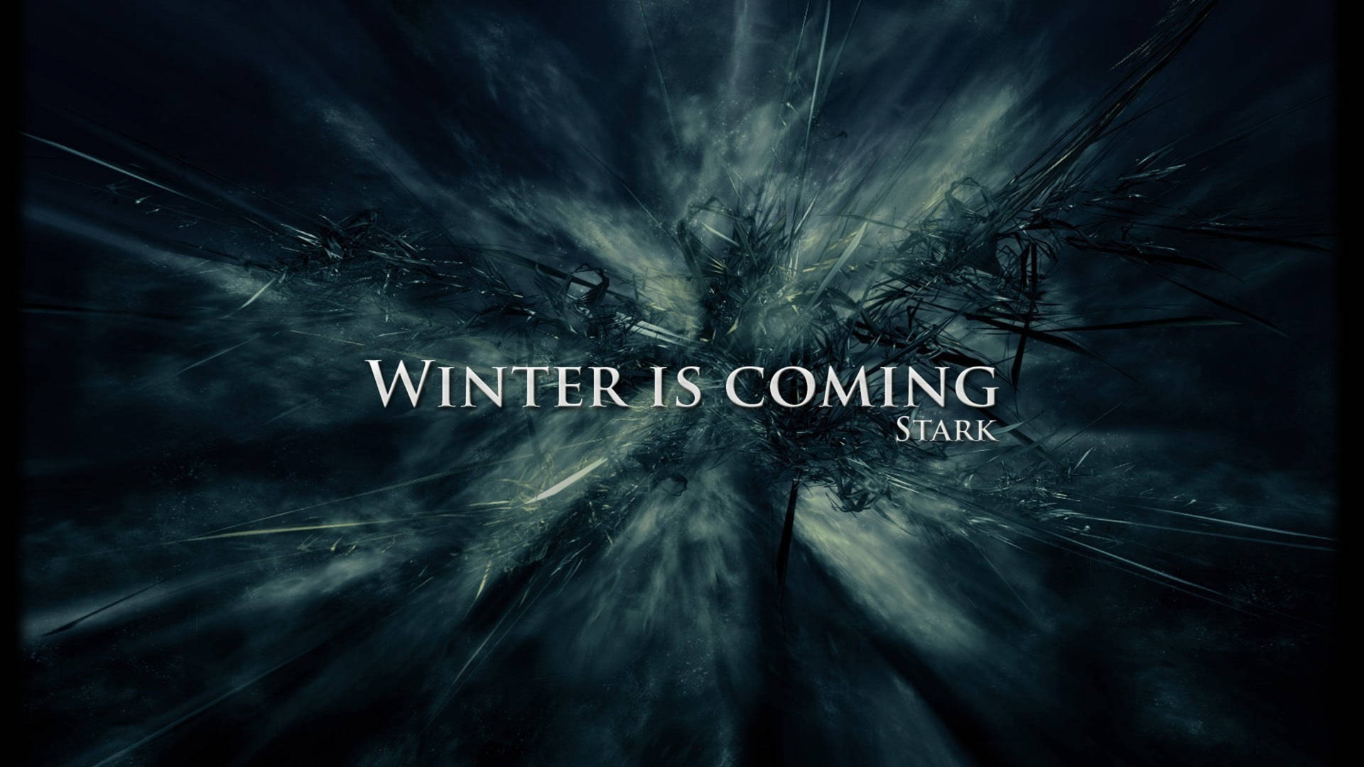 House Stark Winter Is Coming Poster Background