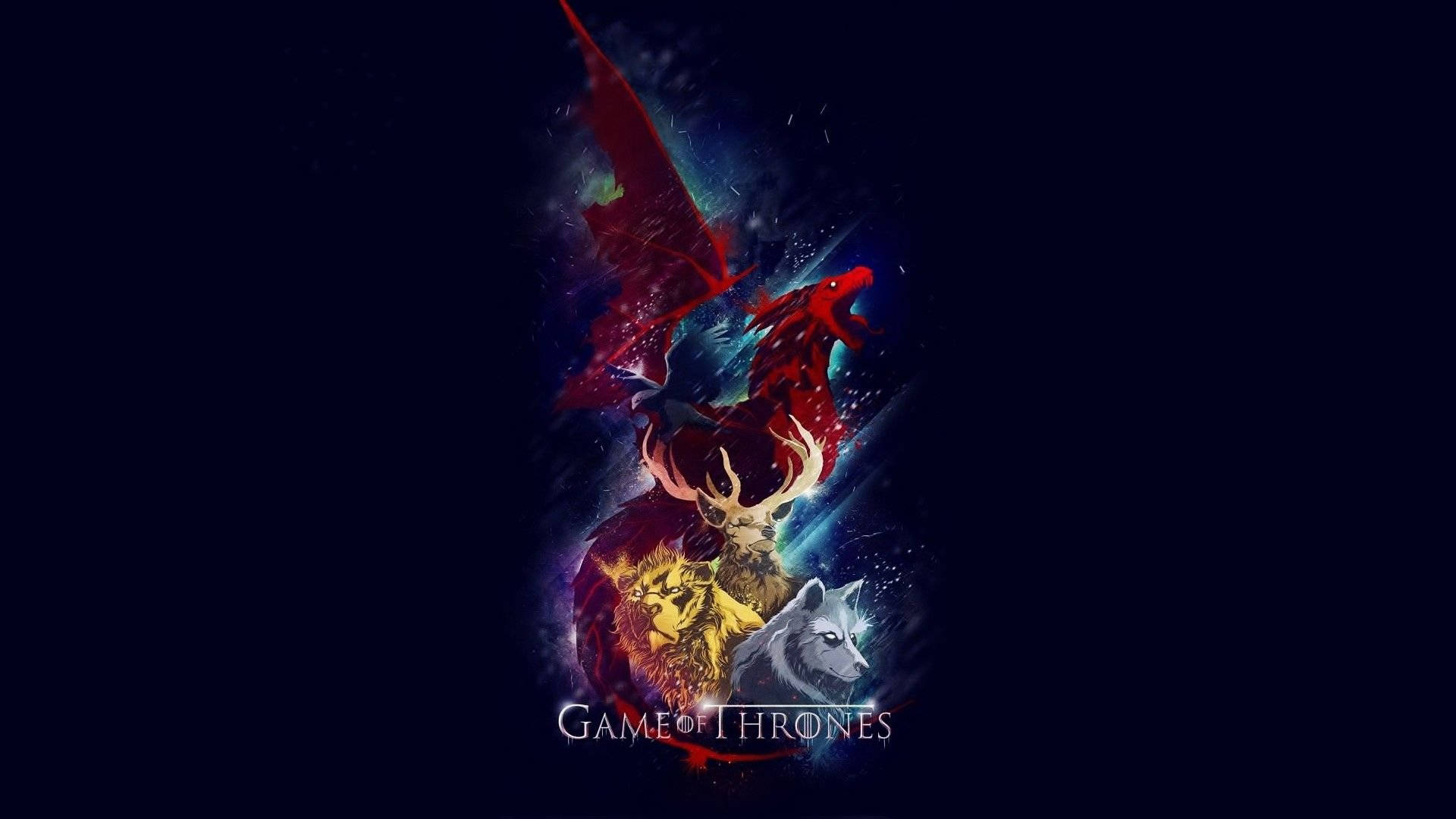 House Targaryen Fantasy Digital Art Background