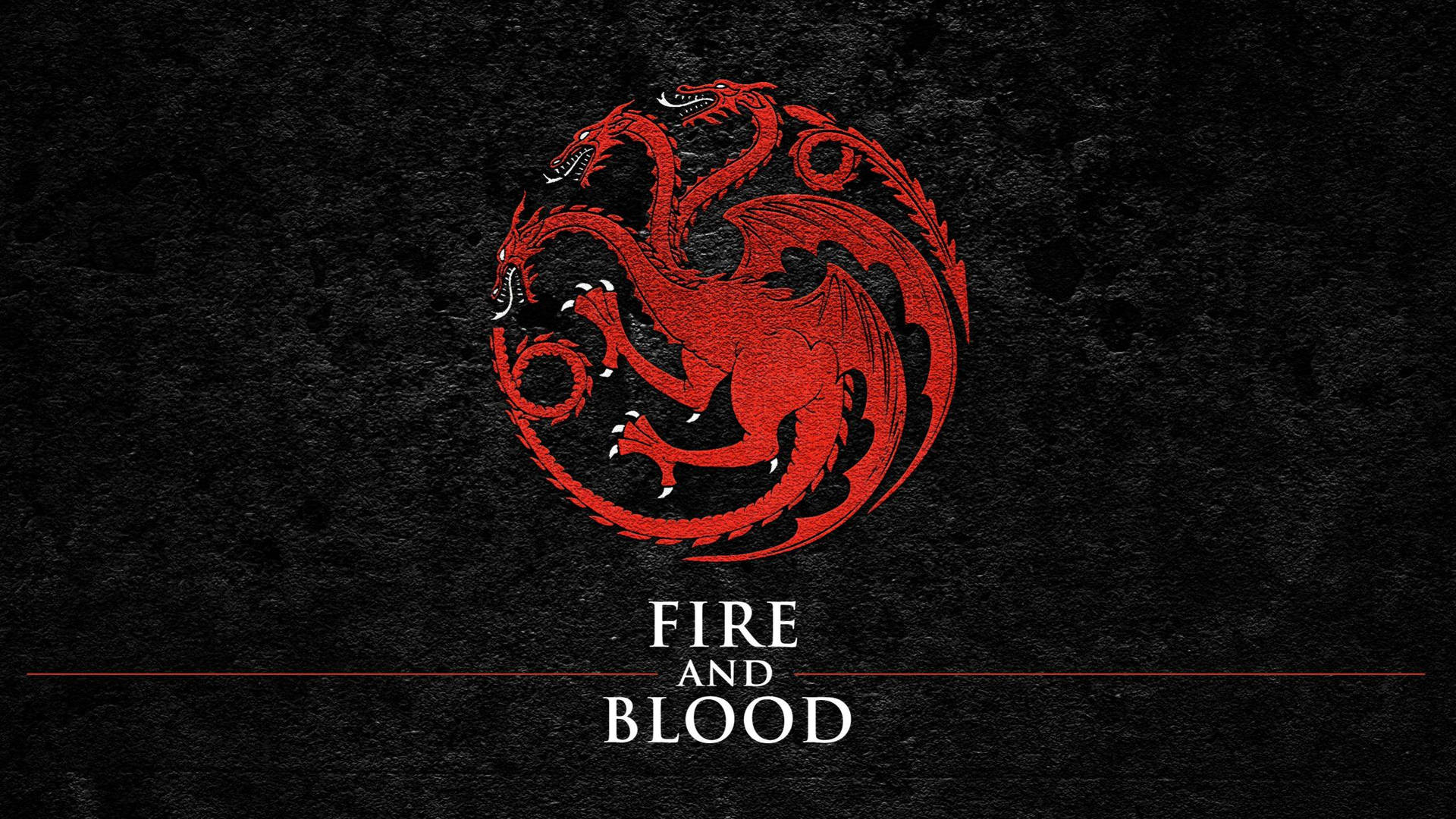 House Targaryen Three-headed Dragon Background