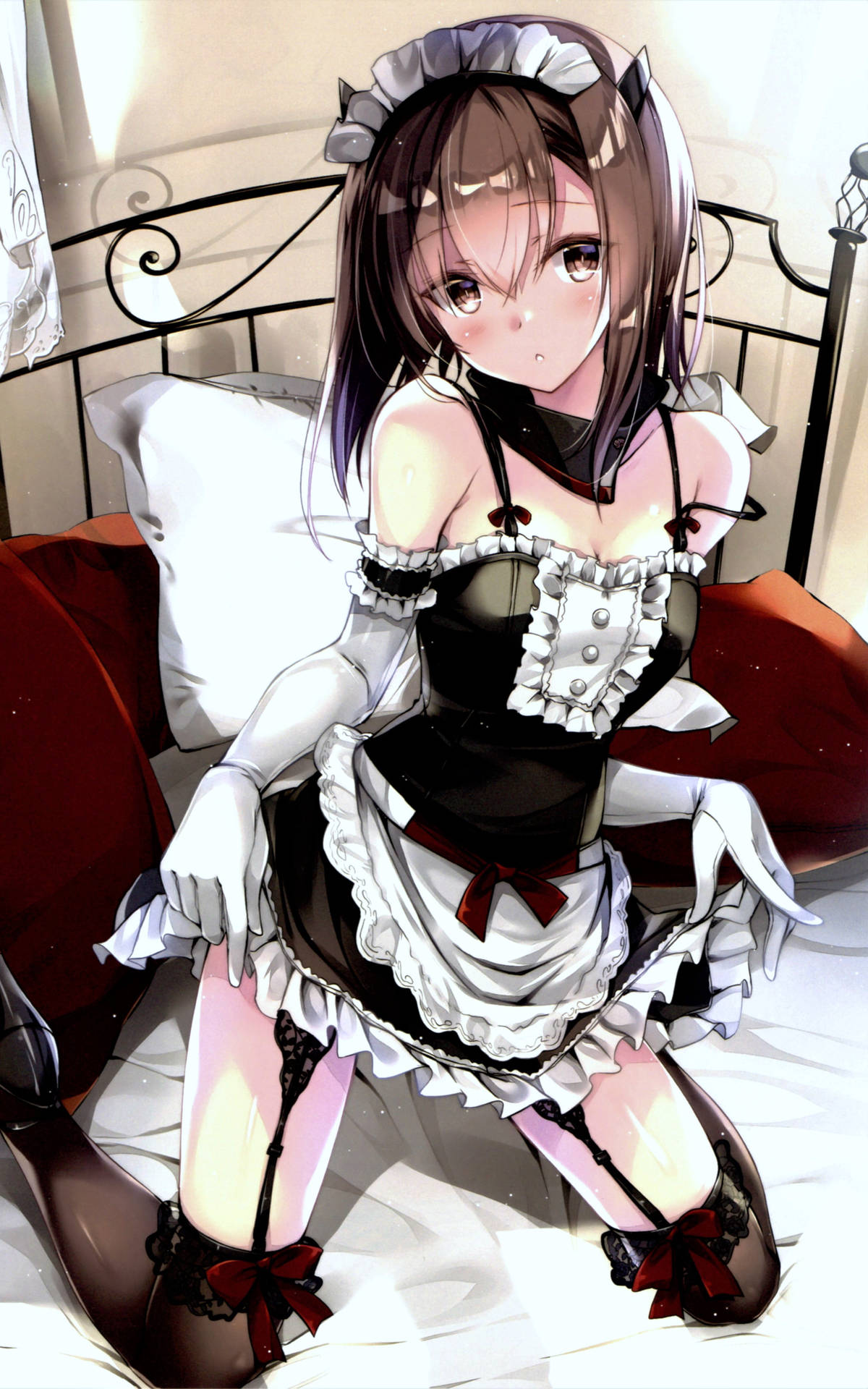 Housemaid Ecchi Girl Background