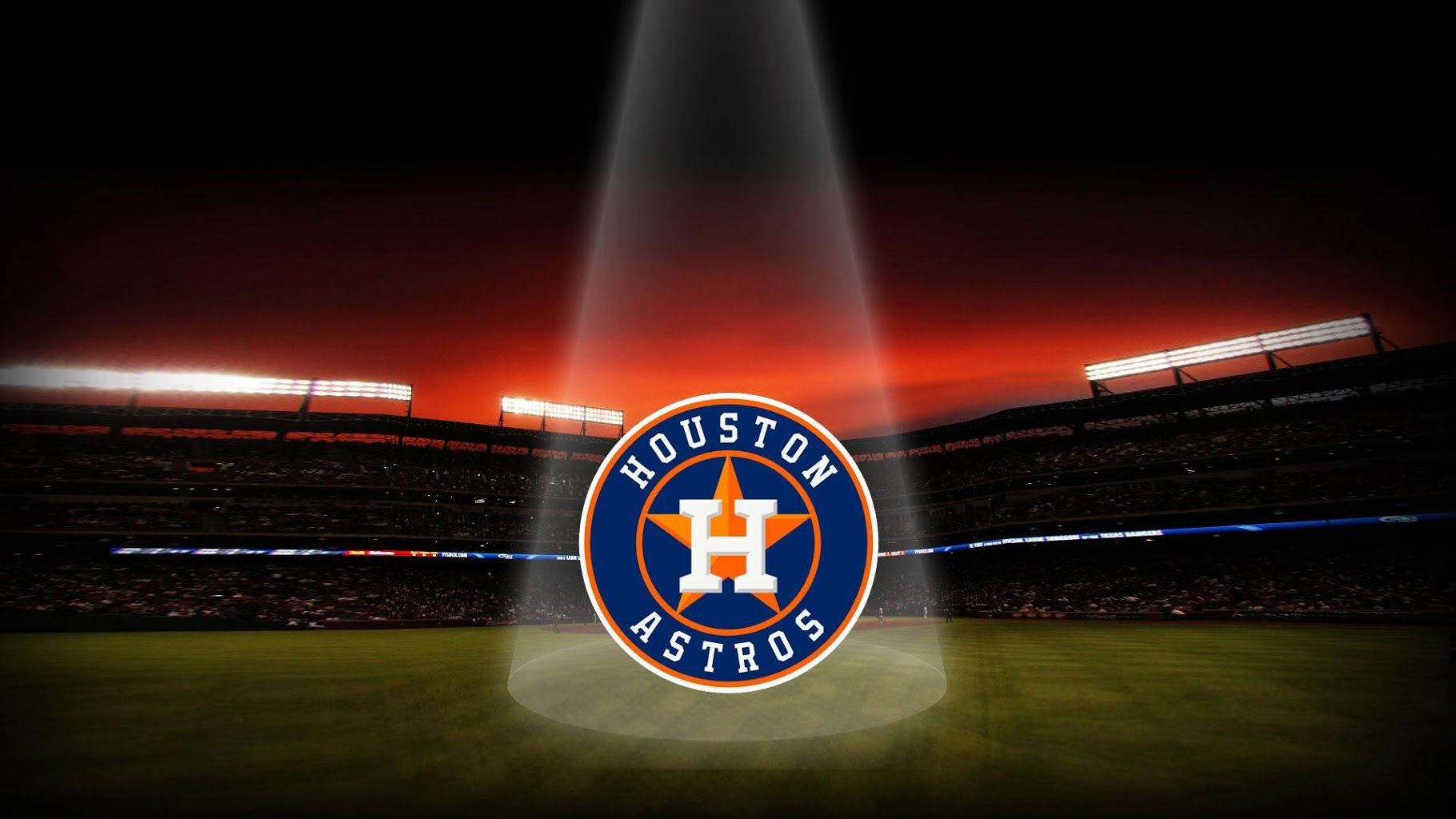 Houston Astros Digitally Rendered Logo Background