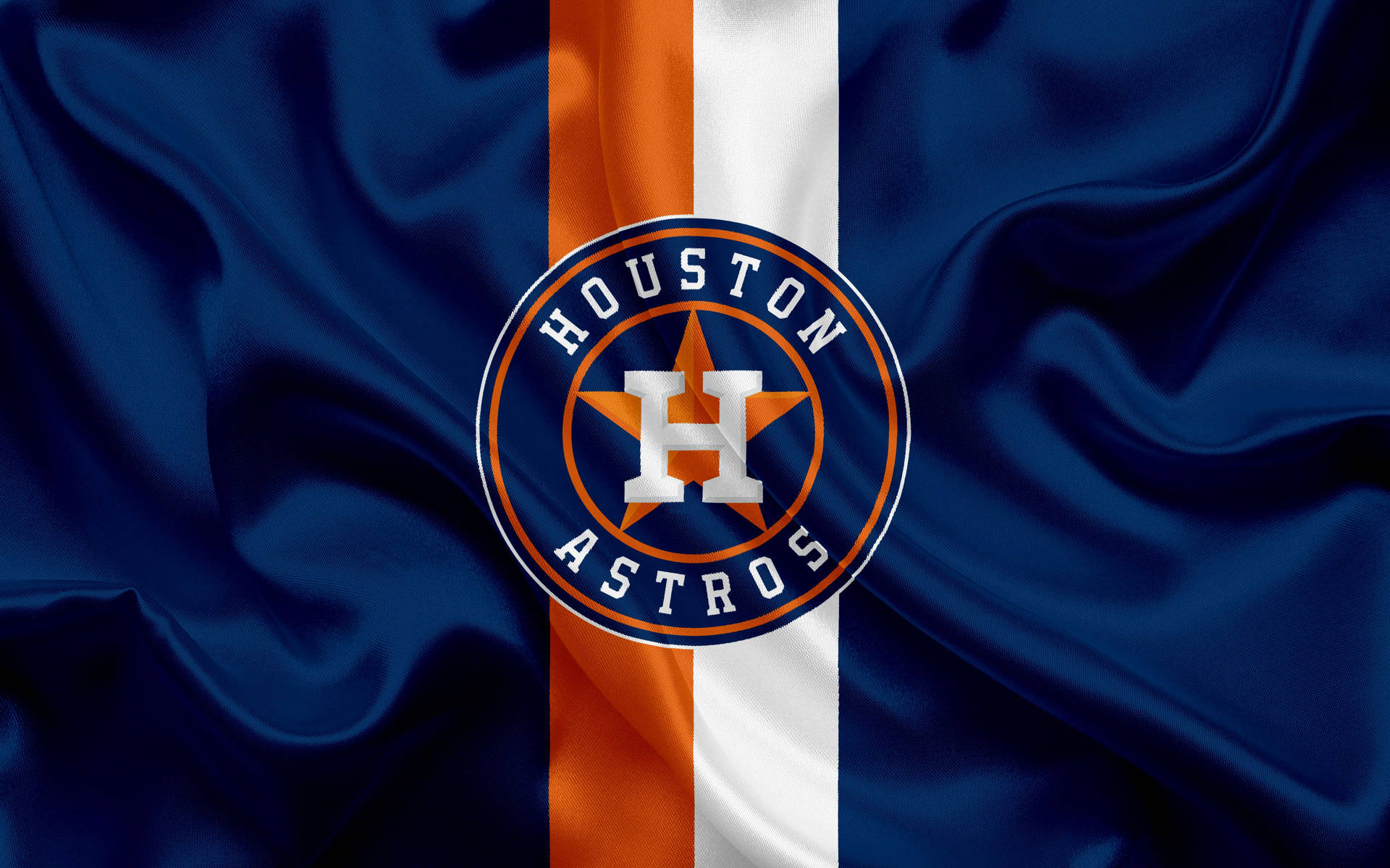 Houston Astros Satin Flag Background