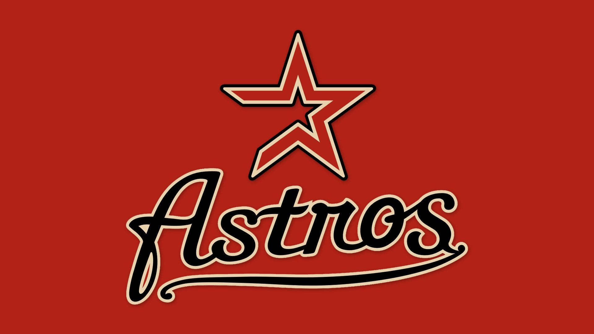 Houston Astros Stylised Star Logo Background