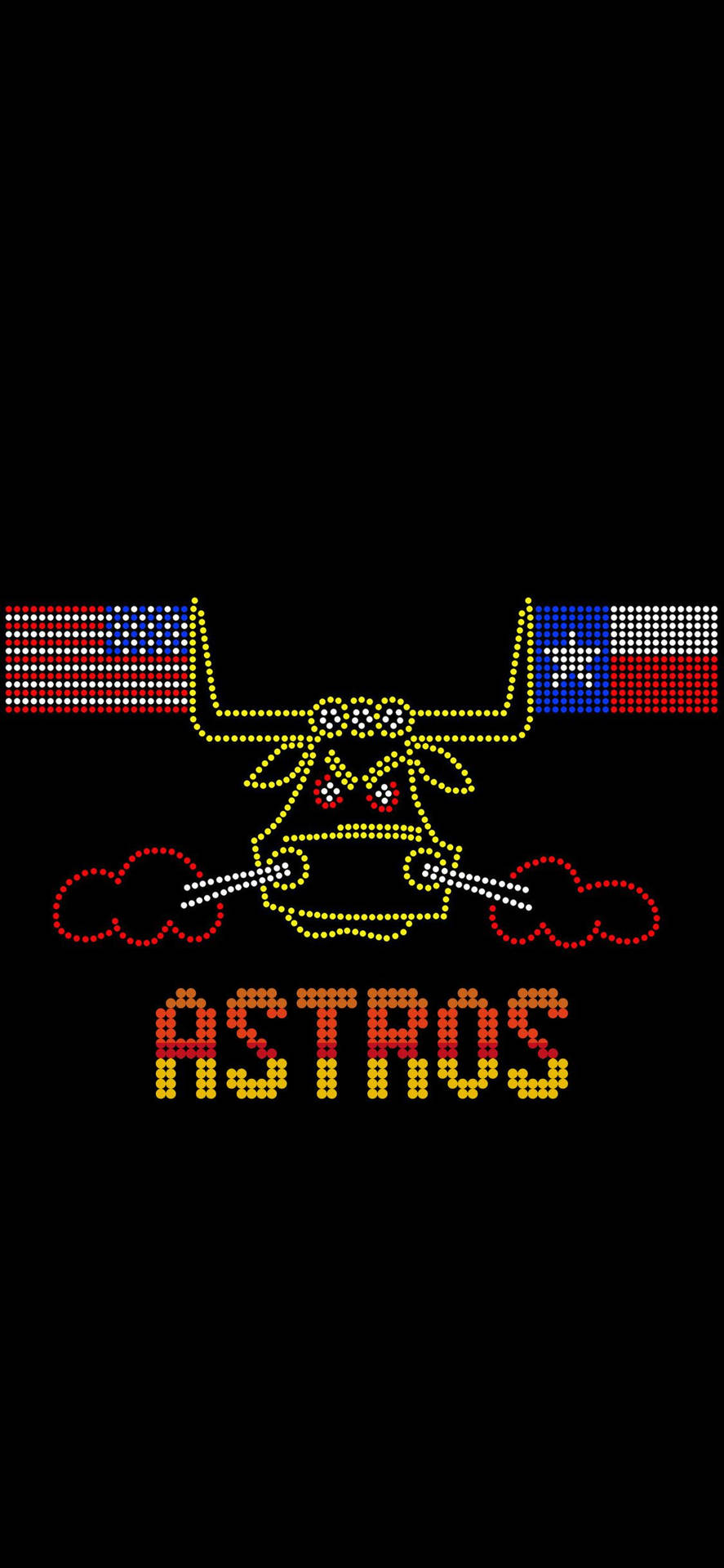 Houston Astros Stylised Texas Bull