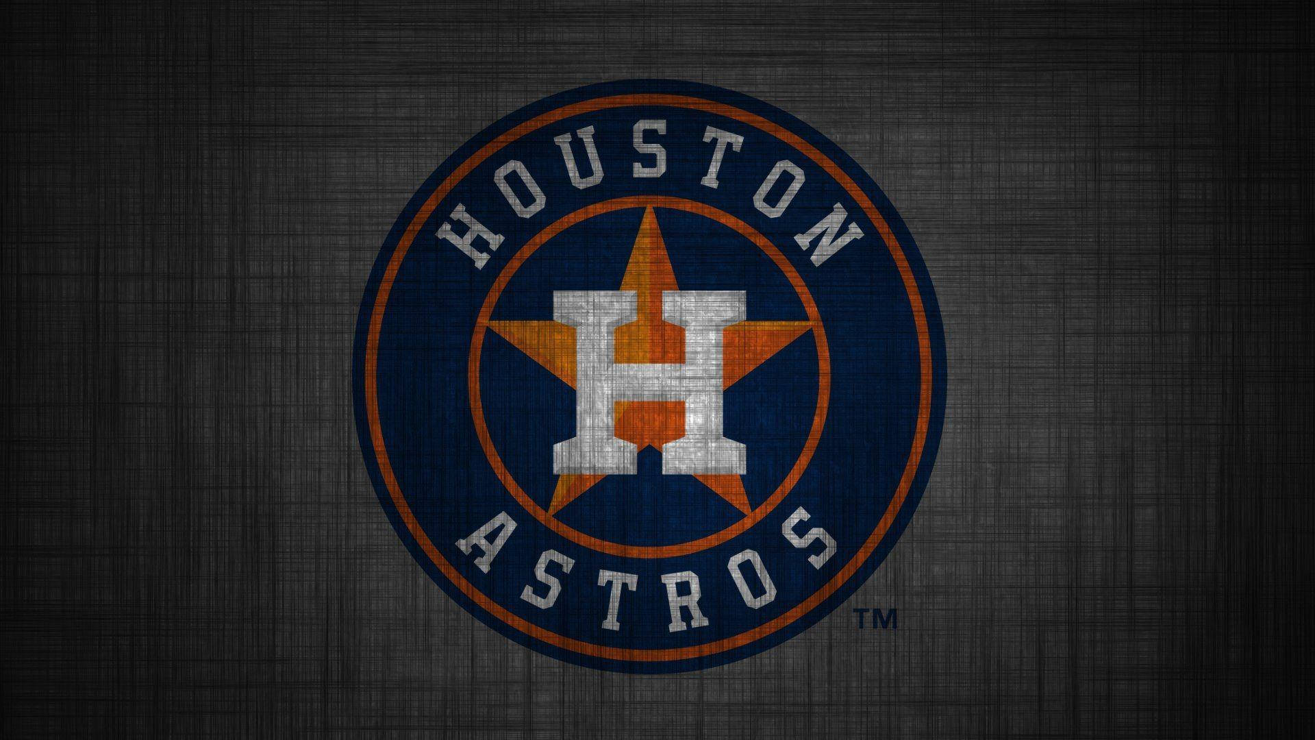 Houston Astros Textured Logo Background