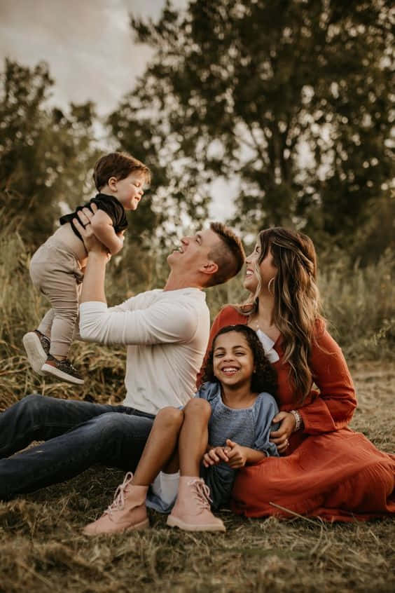 Houston Boho Family Portrait 2021 Background