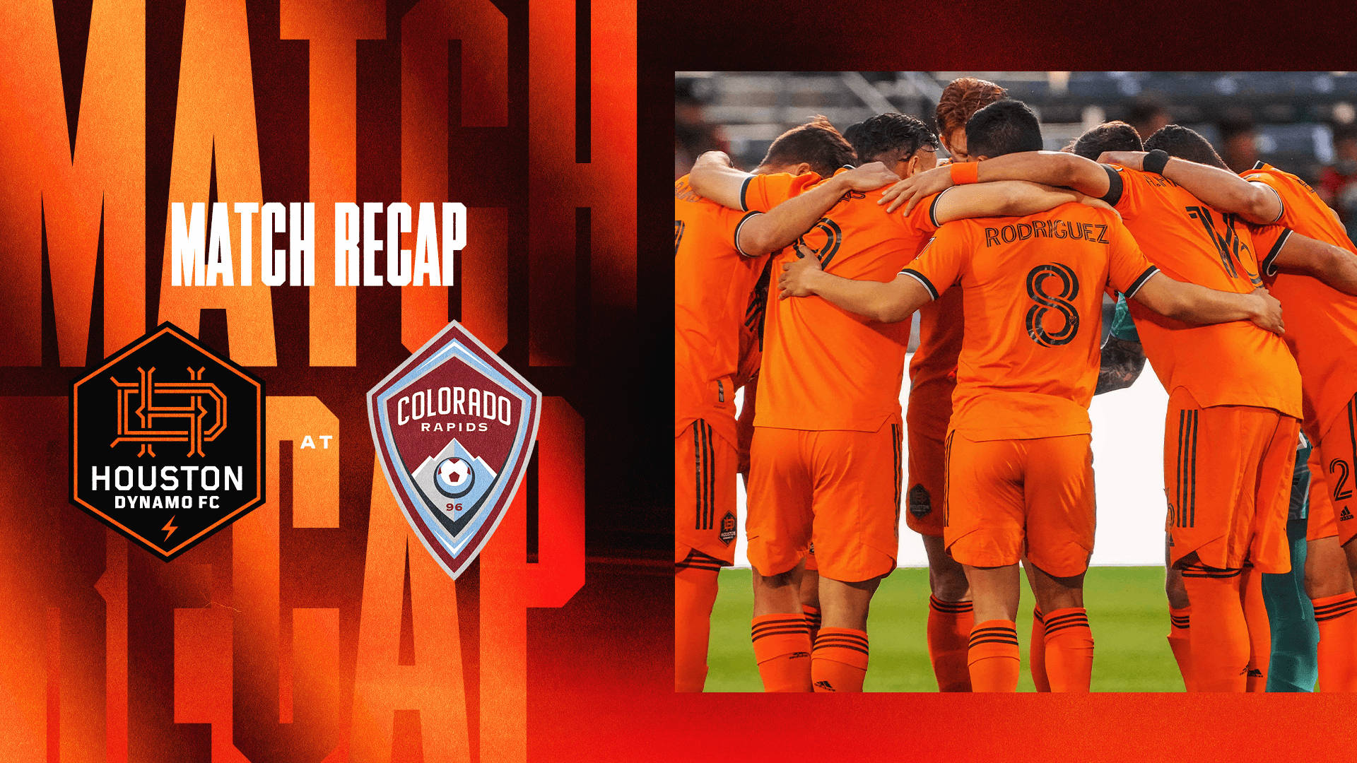 Houston Dynamo Match Recap Colorado Background