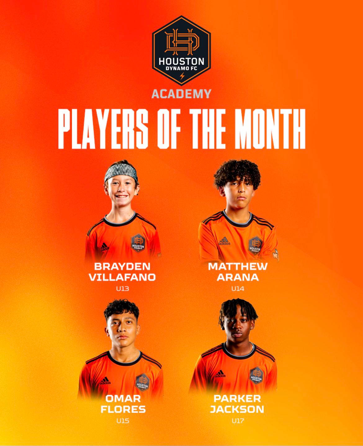 Houston Dynamo Players Of The Month Background