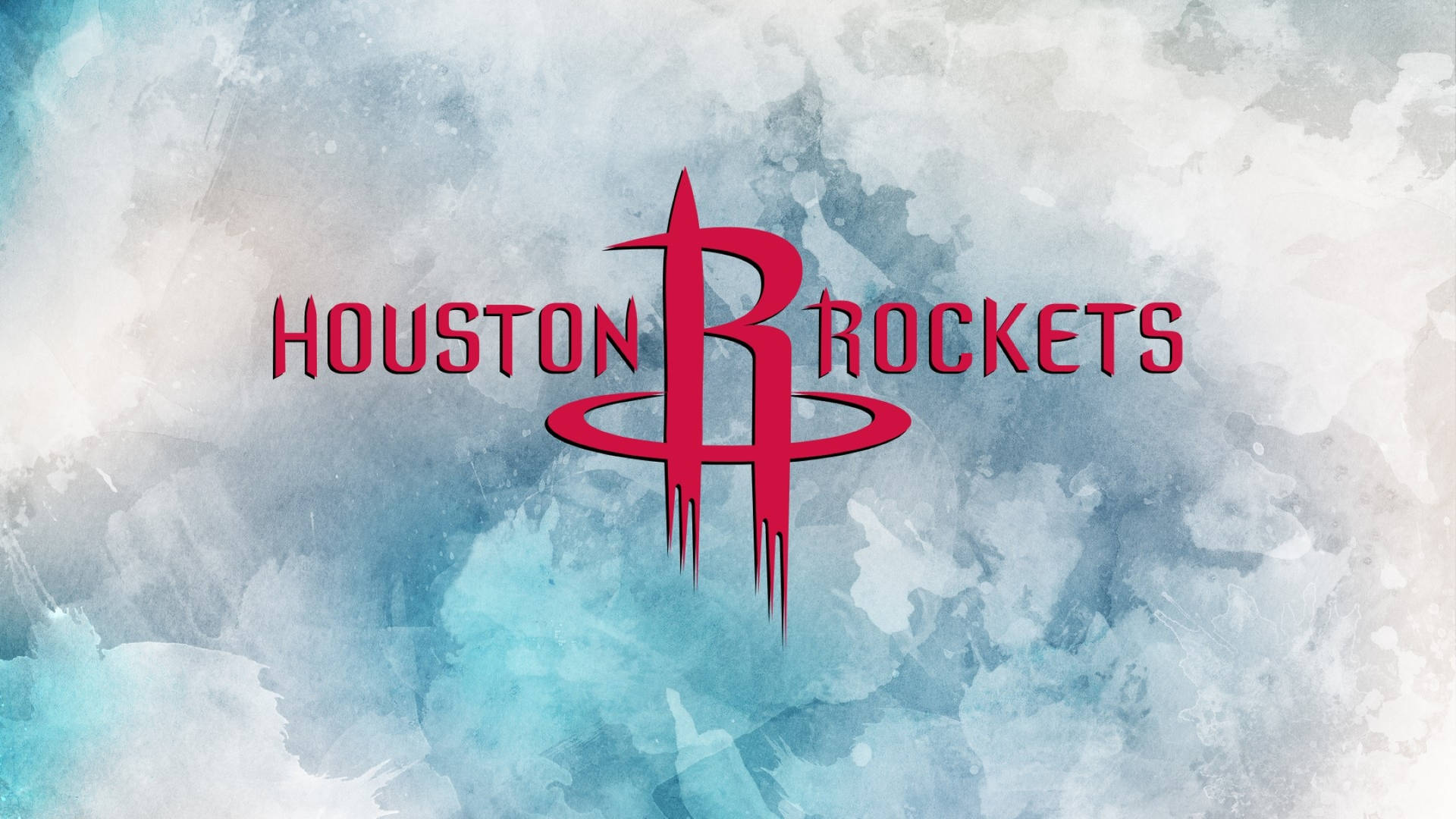 Houston Rockets Brush Art Background