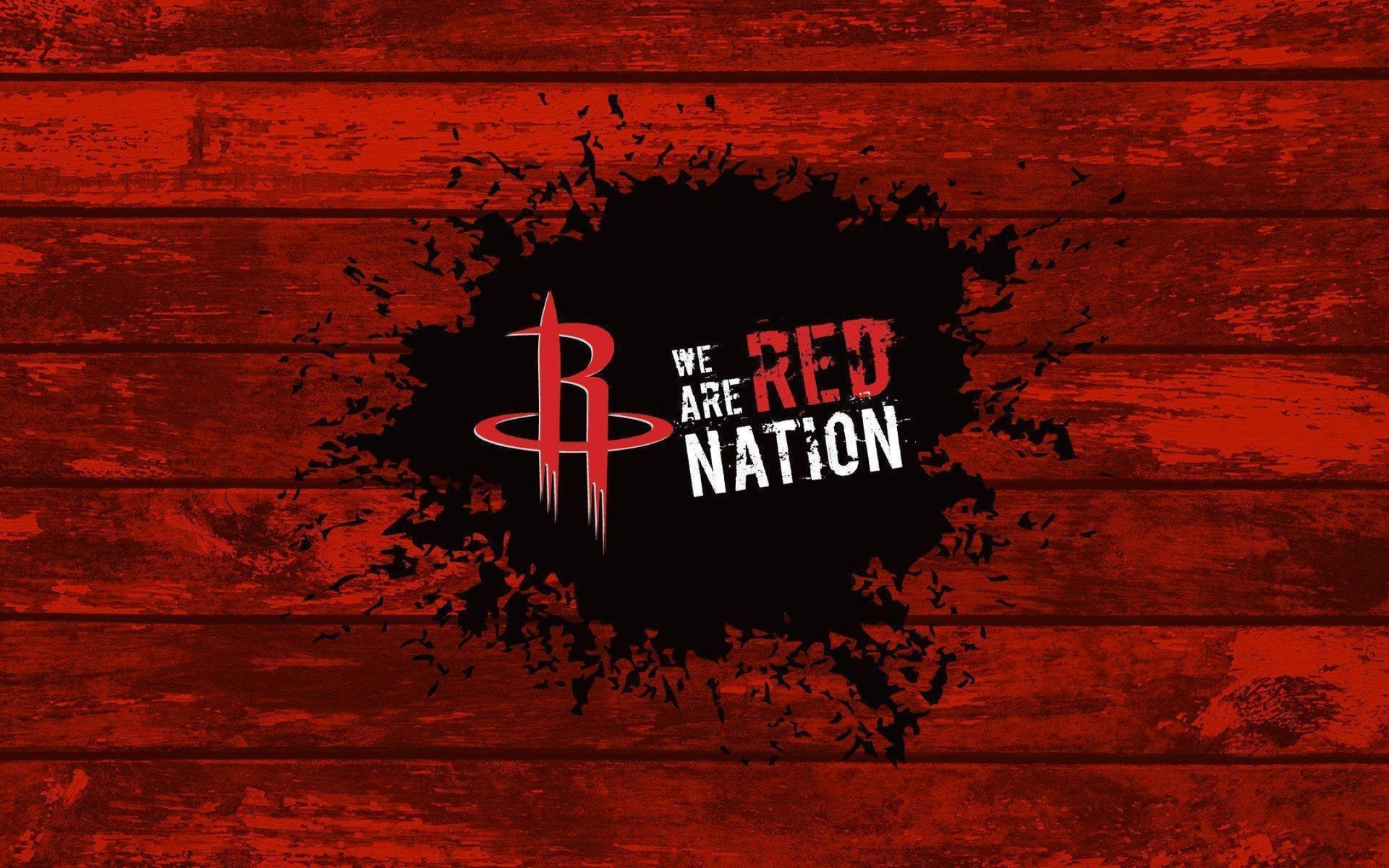 Houston Rockets Red Nation Background
