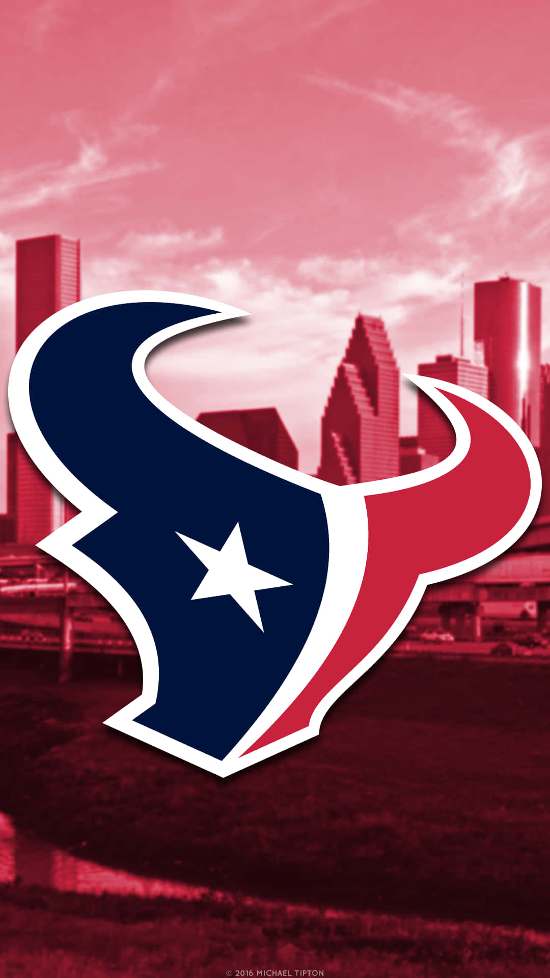 Houston Texans Logo 1080 X 1920 Background