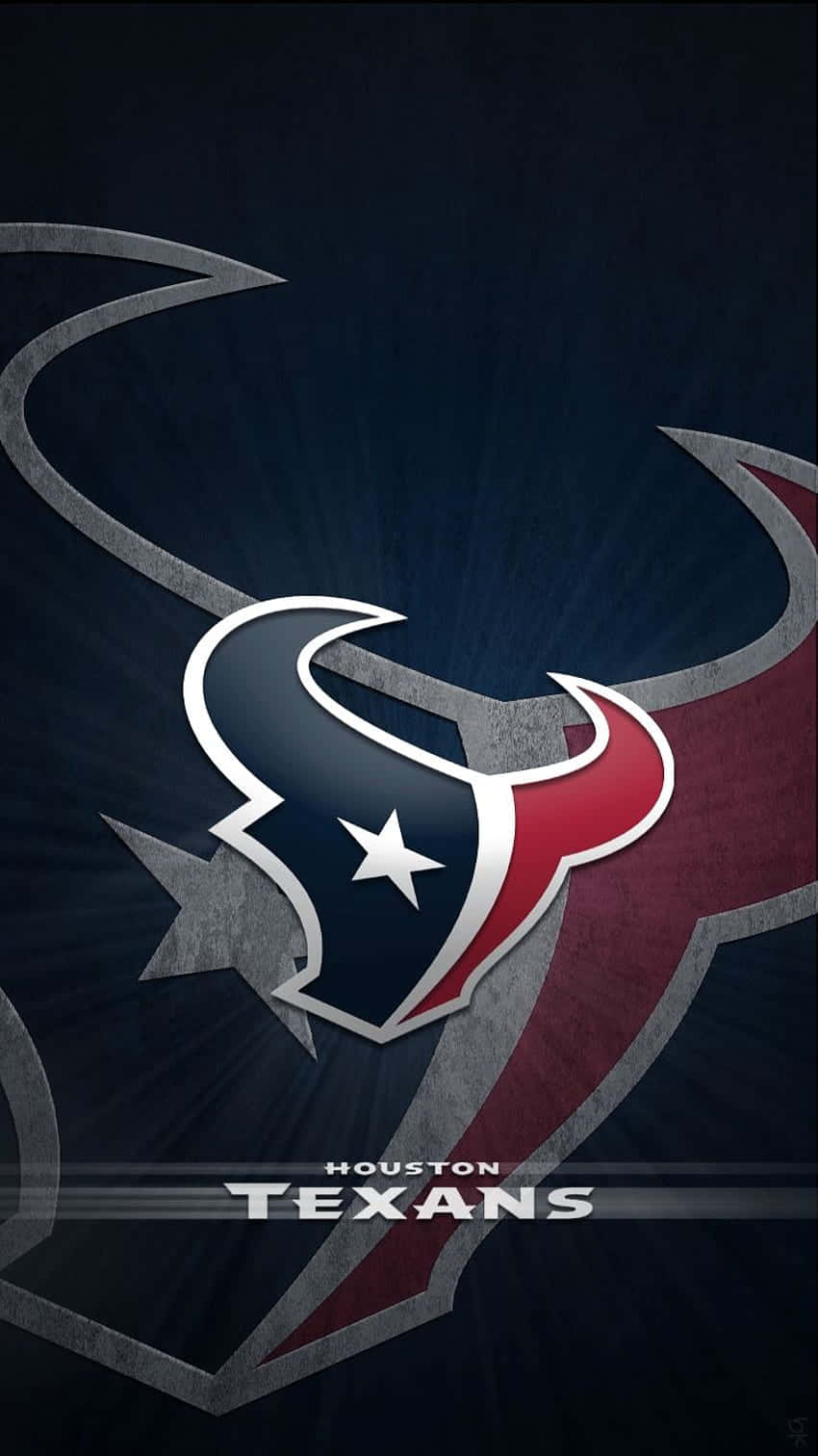 Houston Texans Logo On A Grunge Star Background