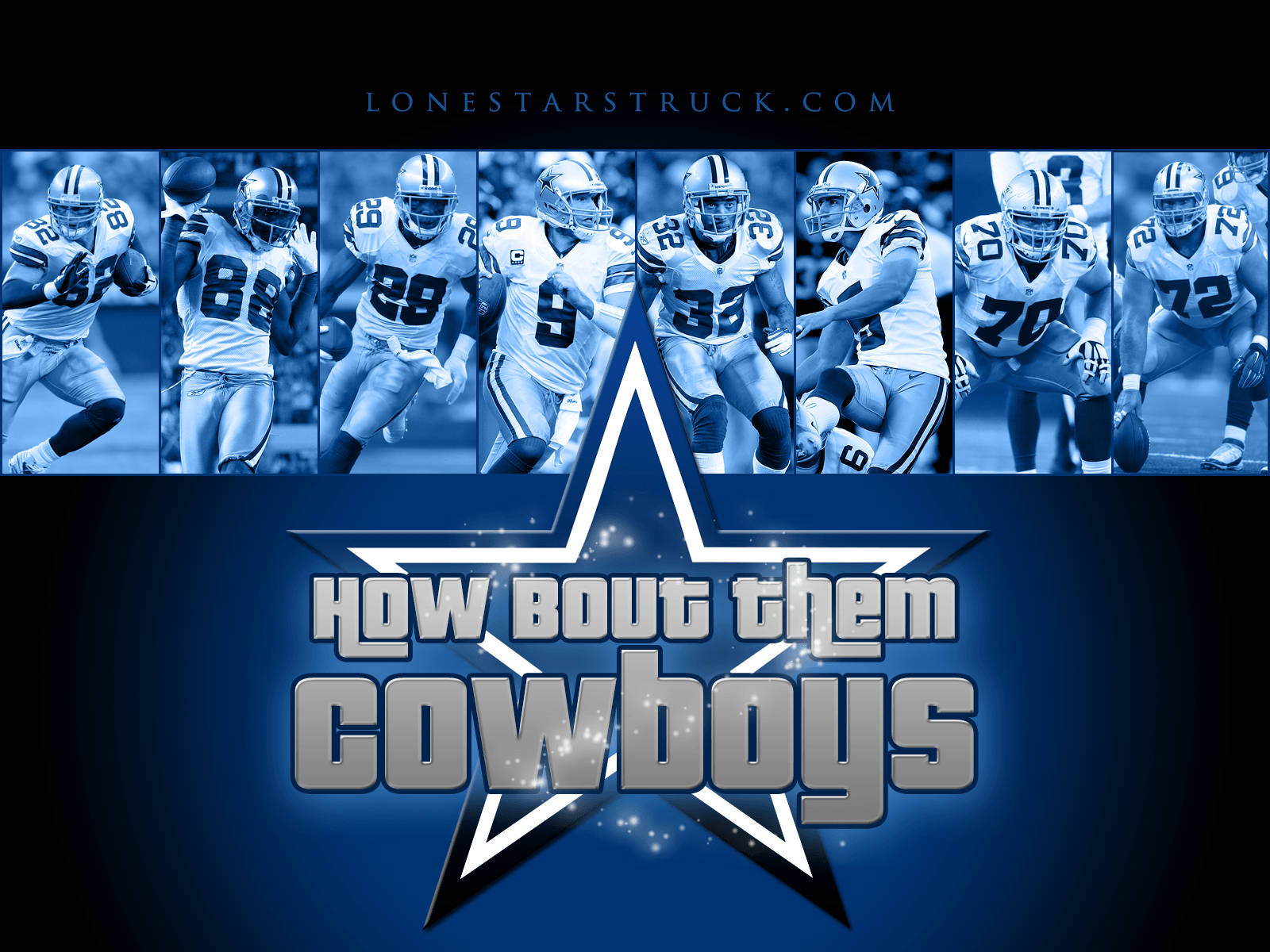 How Bout Them Cowboys Wallpaper - Lone Star Struck