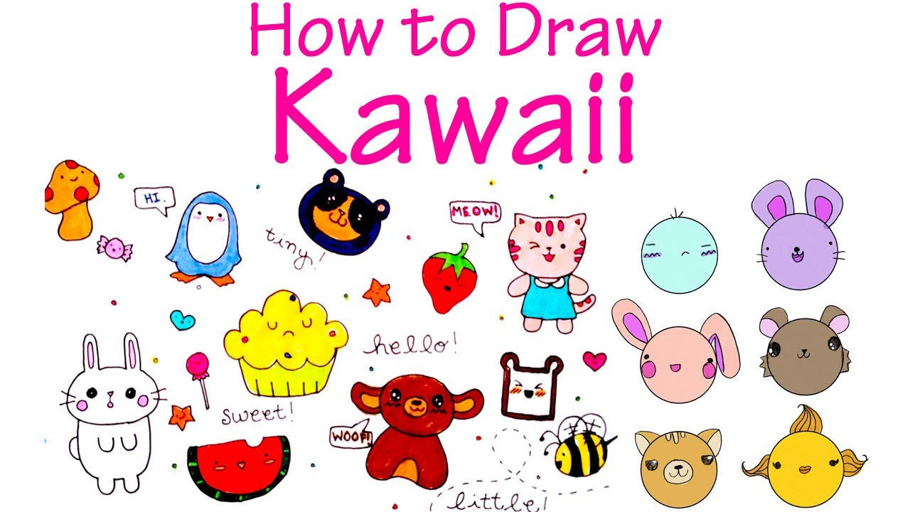 How To Draw Super Cute Kawaii Background