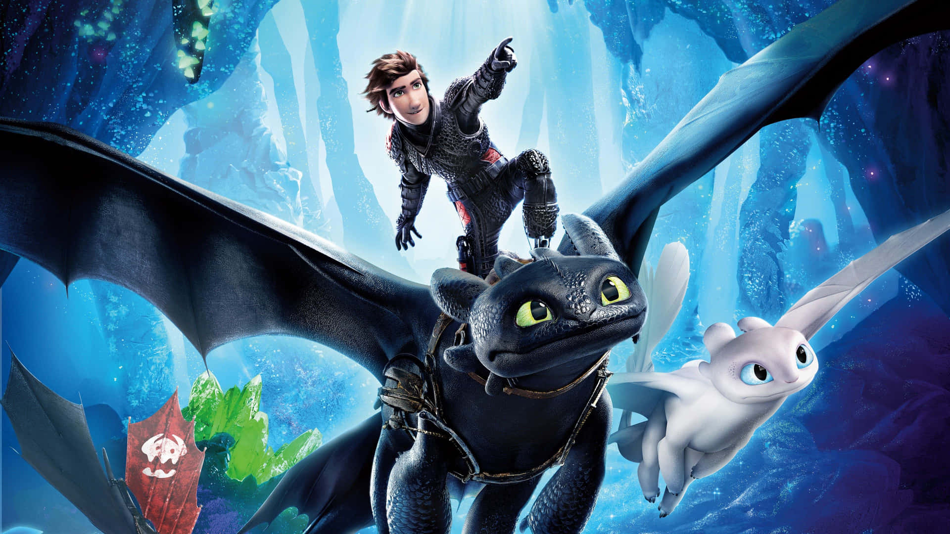 How To Train Your Dragon 4k Two Dragons Background