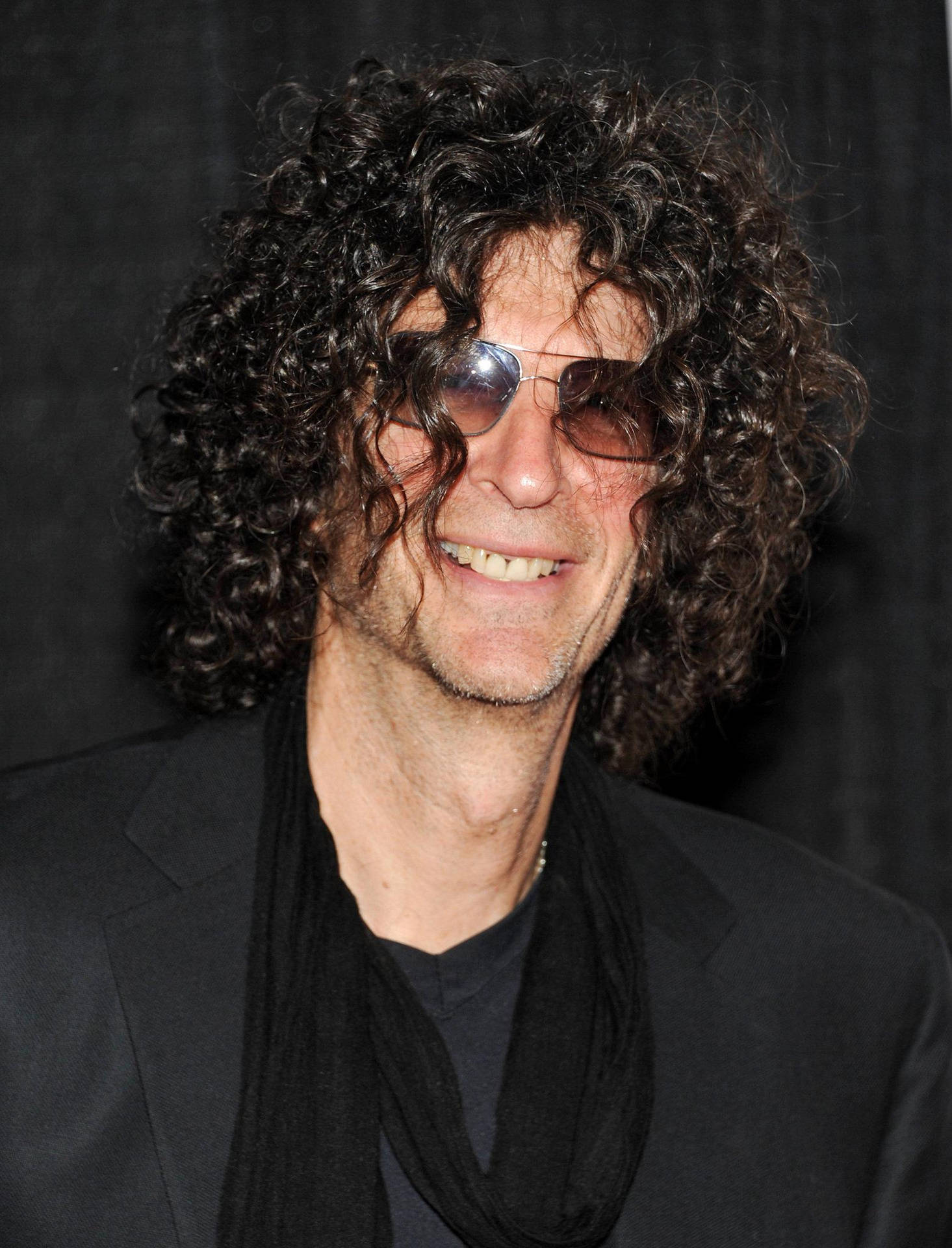 Howard Stern Black Clothing Background