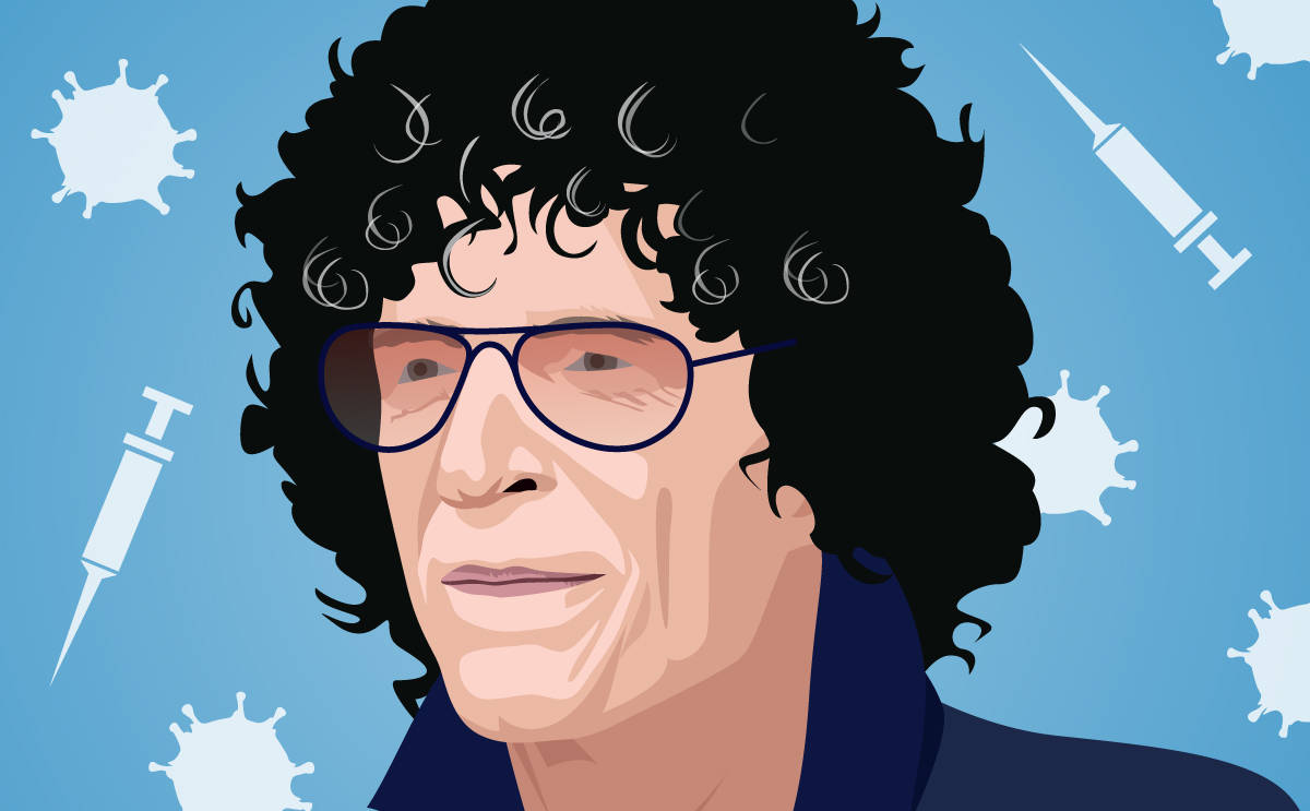 Howard Stern Digital Painting Background