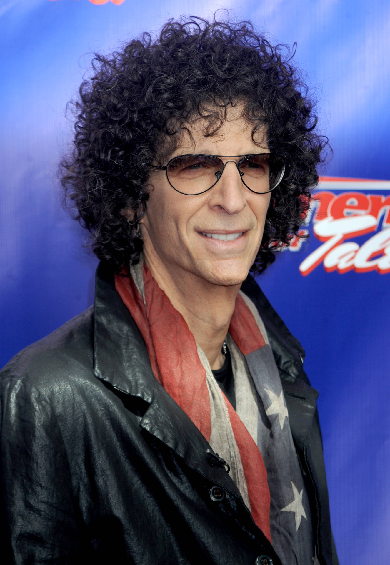 Howard Stern Patriotic Scarf Background