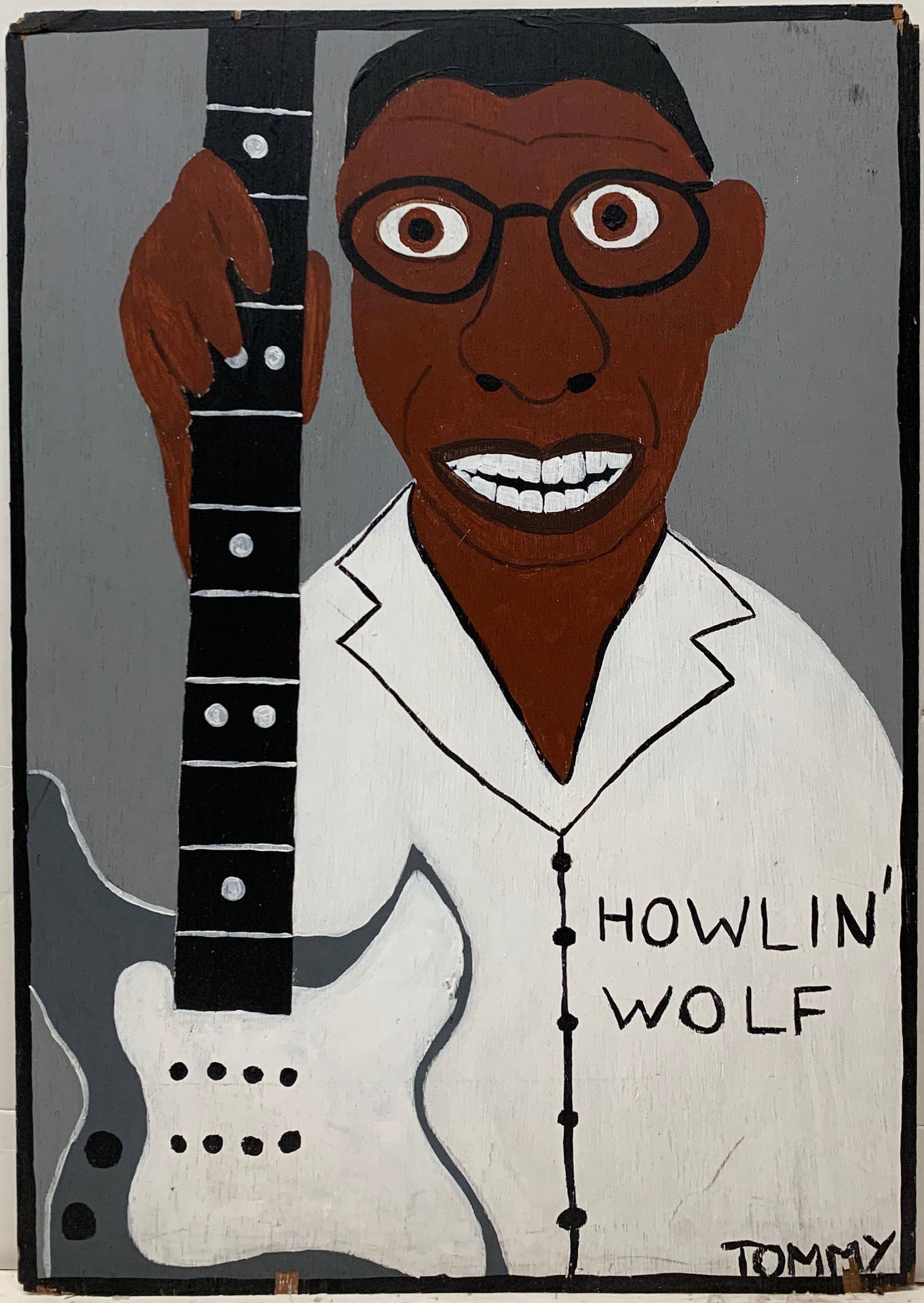 Howlin Wolf Fanart Painting Blues Singer Background