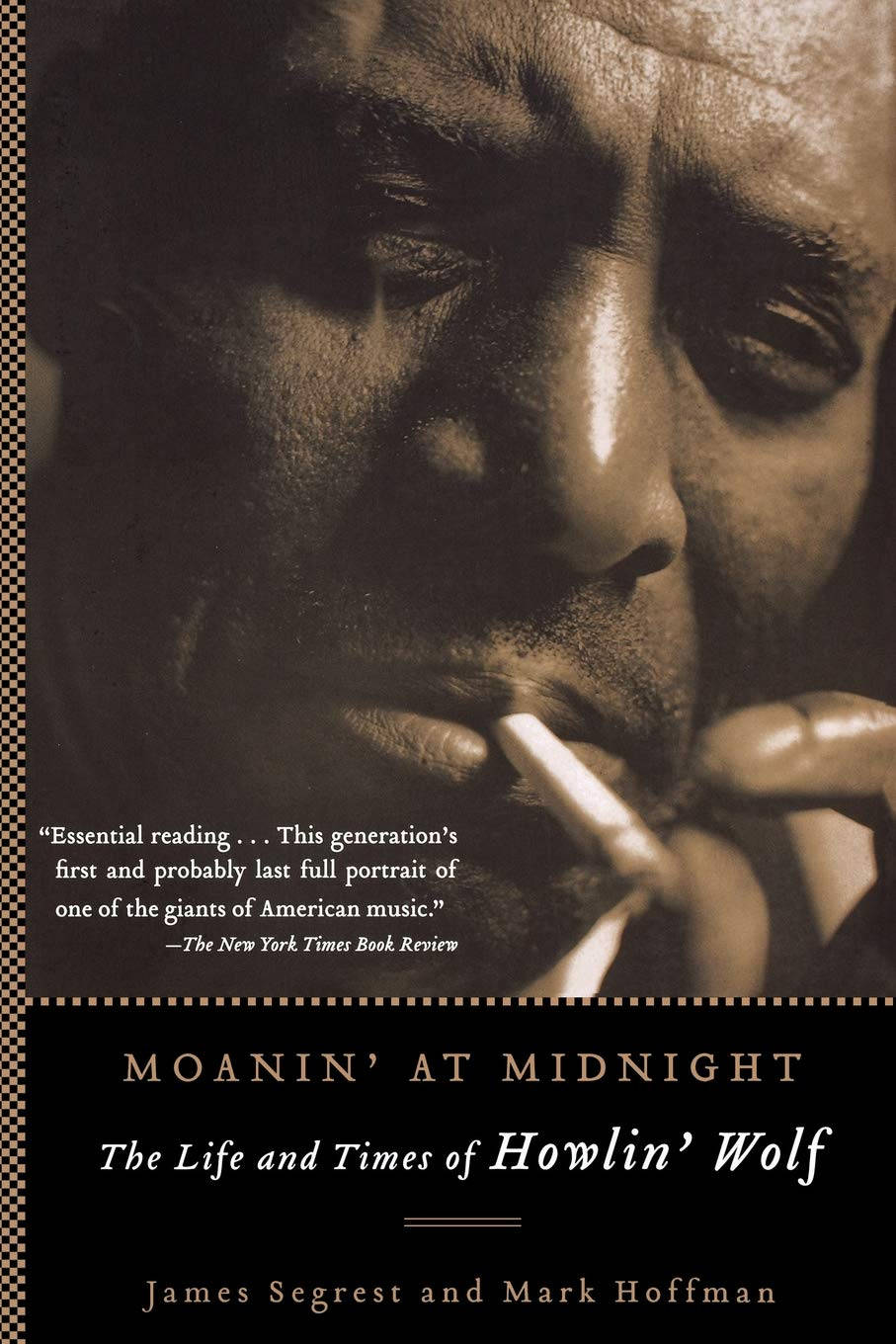 Howlin Wolf Moanin' At Midnight Biographical Book Cover Background