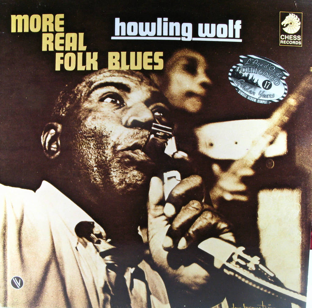 Howlin Wolf More Real Folk Blues Album Cover Background