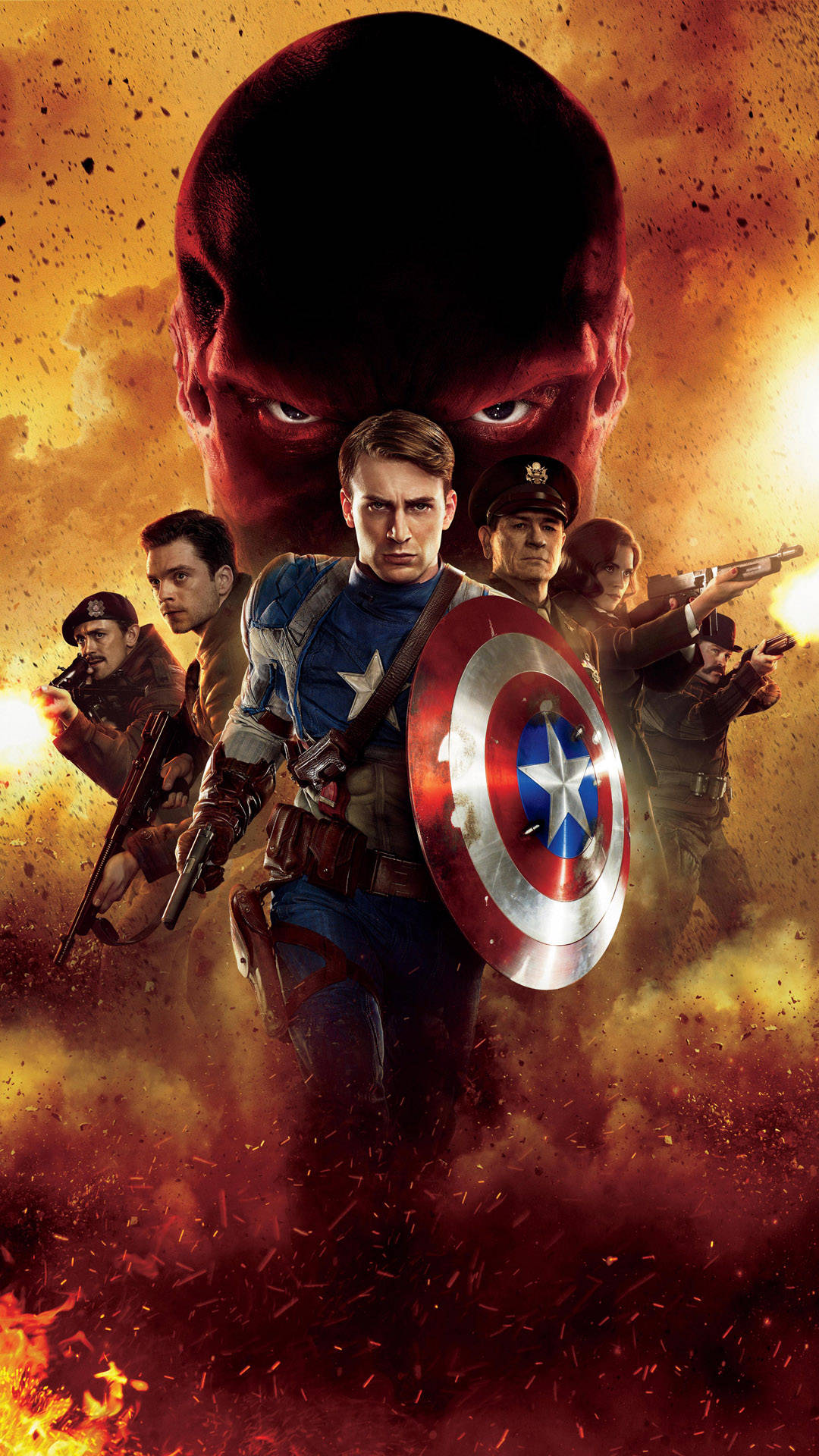 Howling Commandos Captain America Iphone Background
