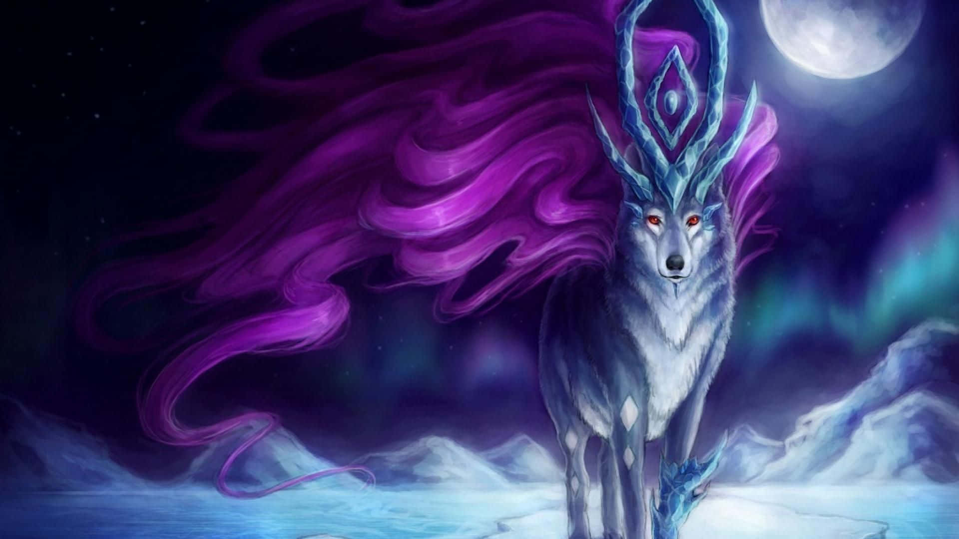 Howling Into The Night Background