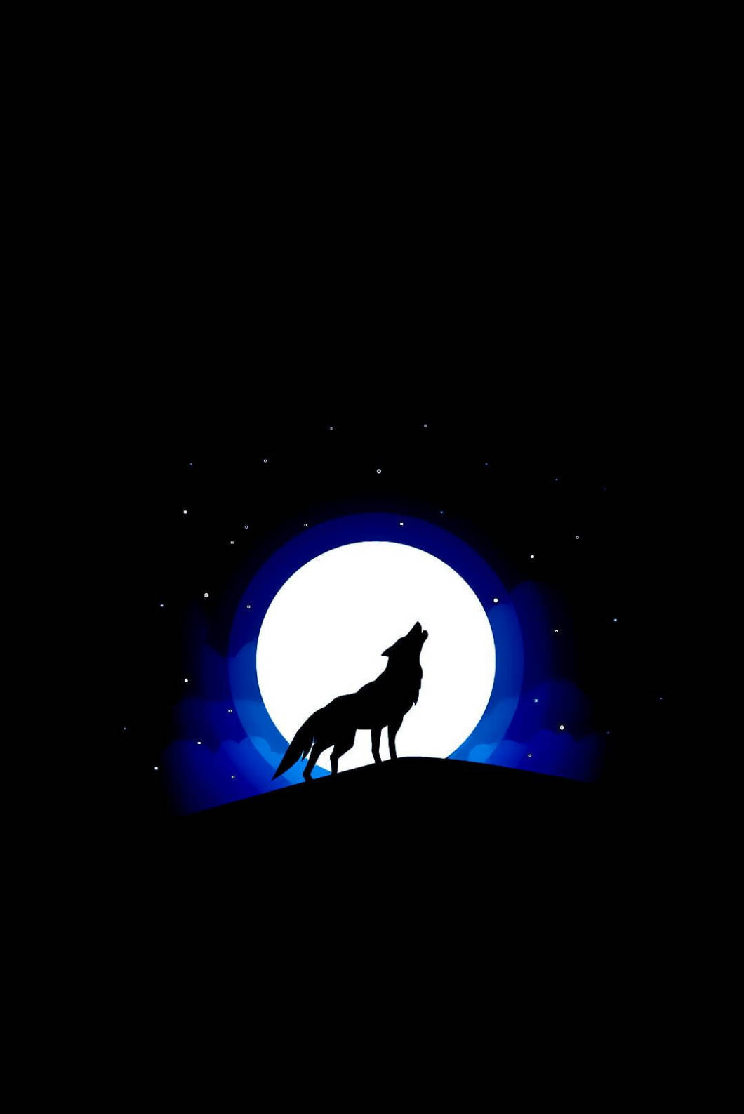 Howling Wolf Iphone 4s Background